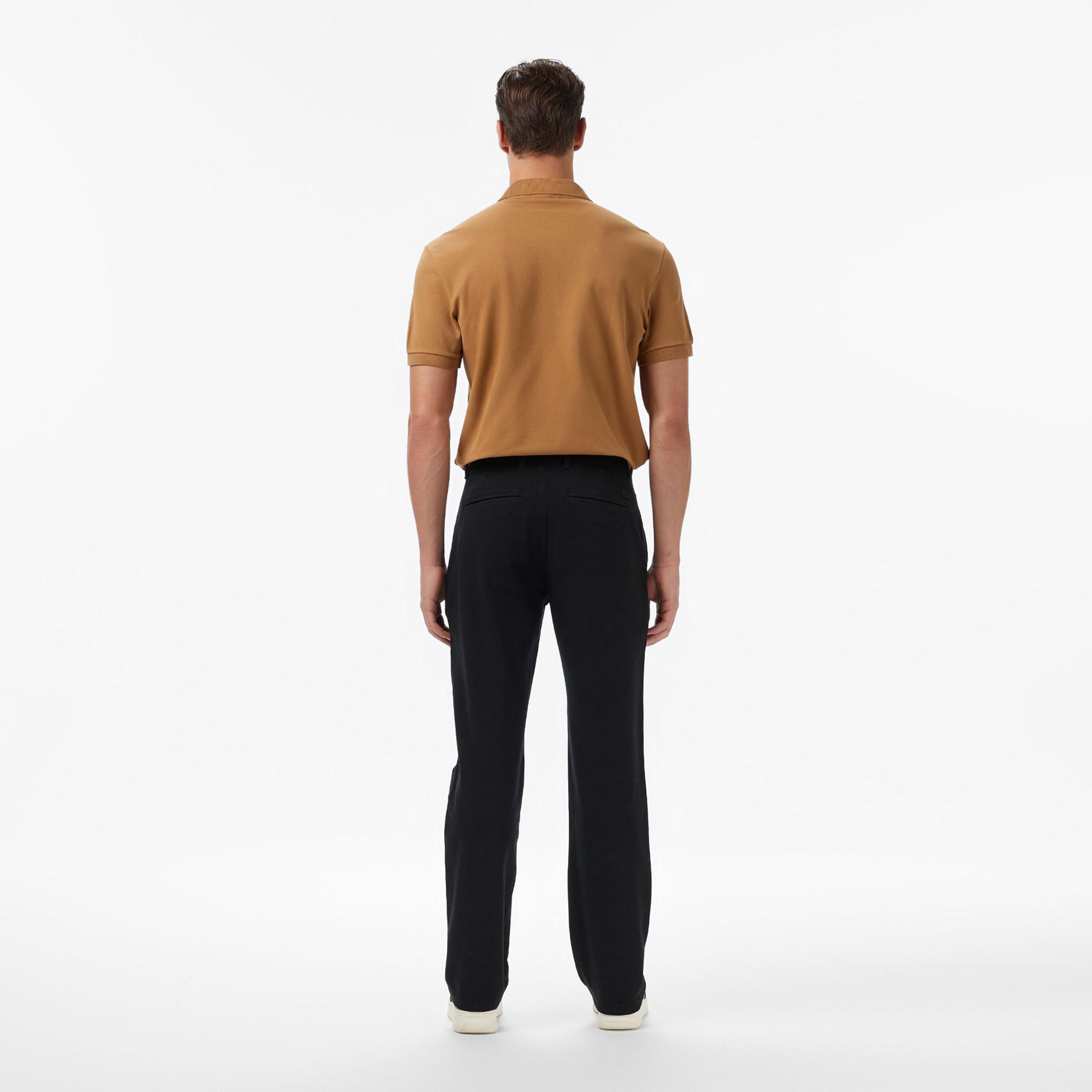 Erkek Regular Fit Siyah Pantolon