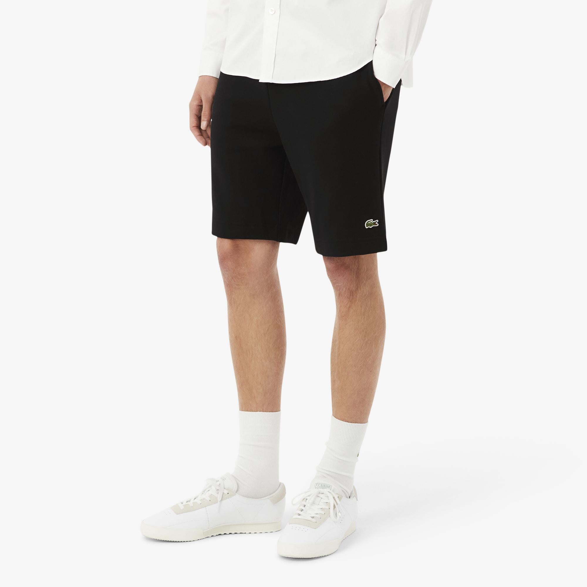 Erkek Regular Fit Siyah Şort