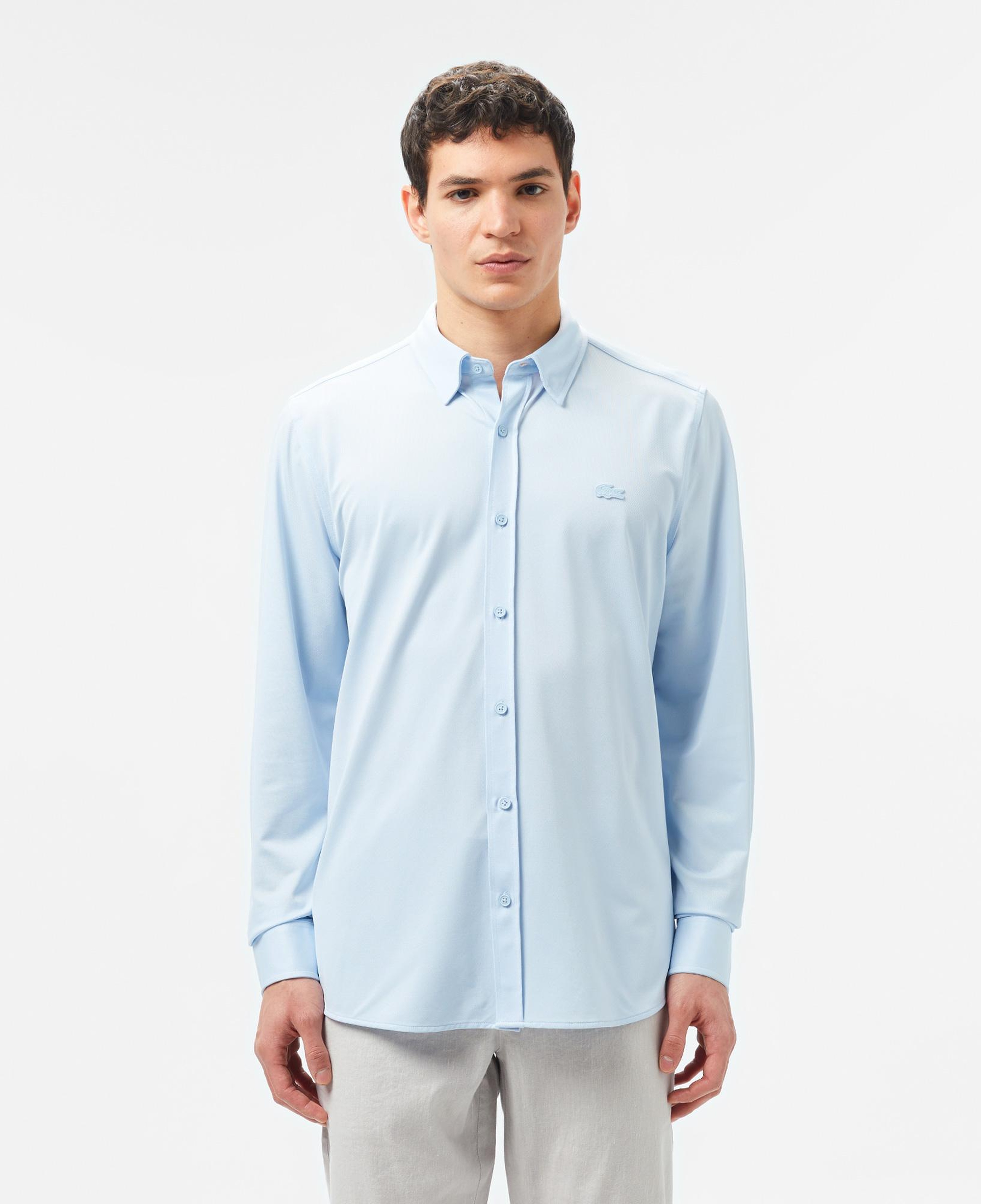 Erkek Slim Fit Açık Mavi Gömlek