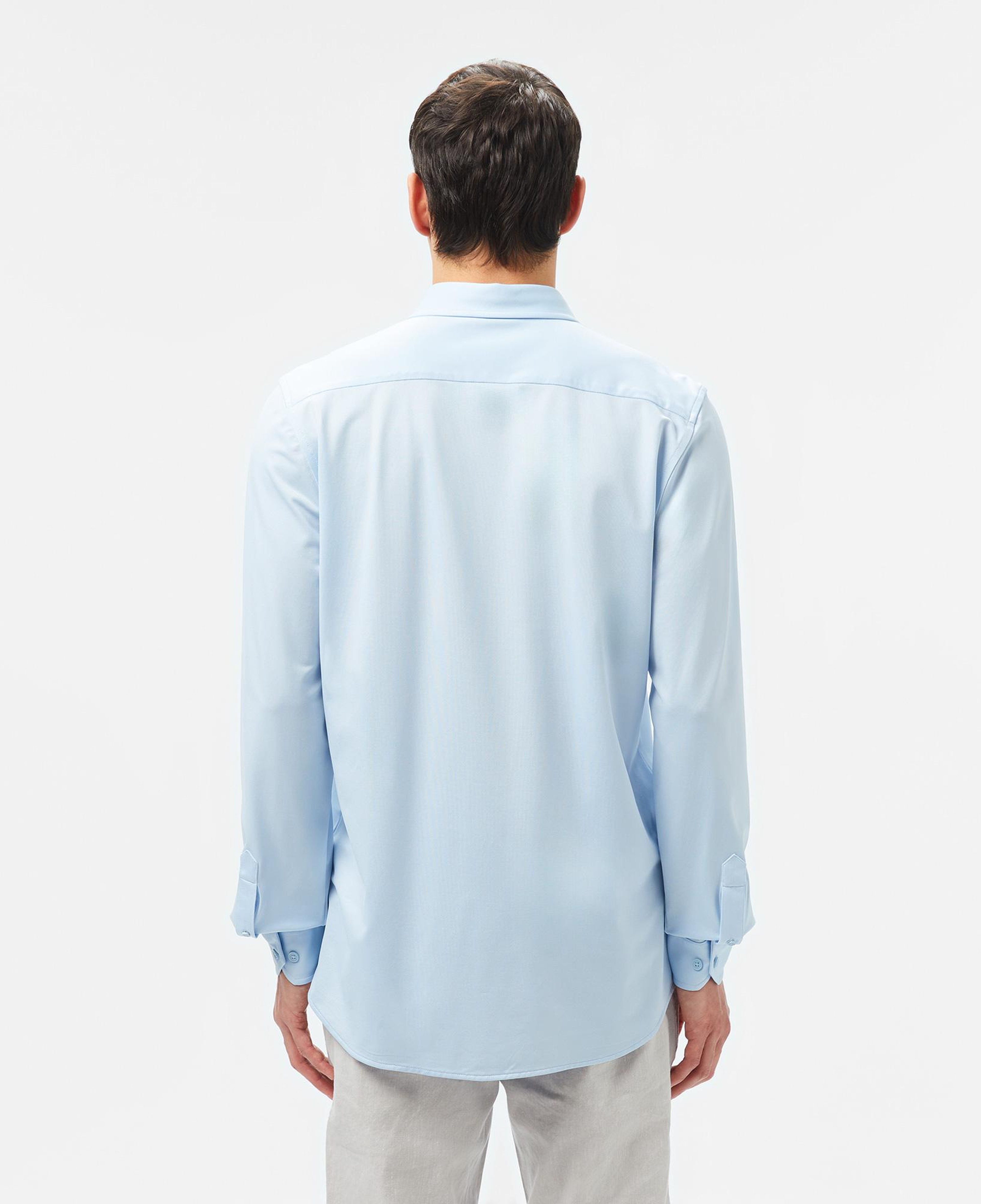 Erkek Slim Fit Açık Mavi Gömlek