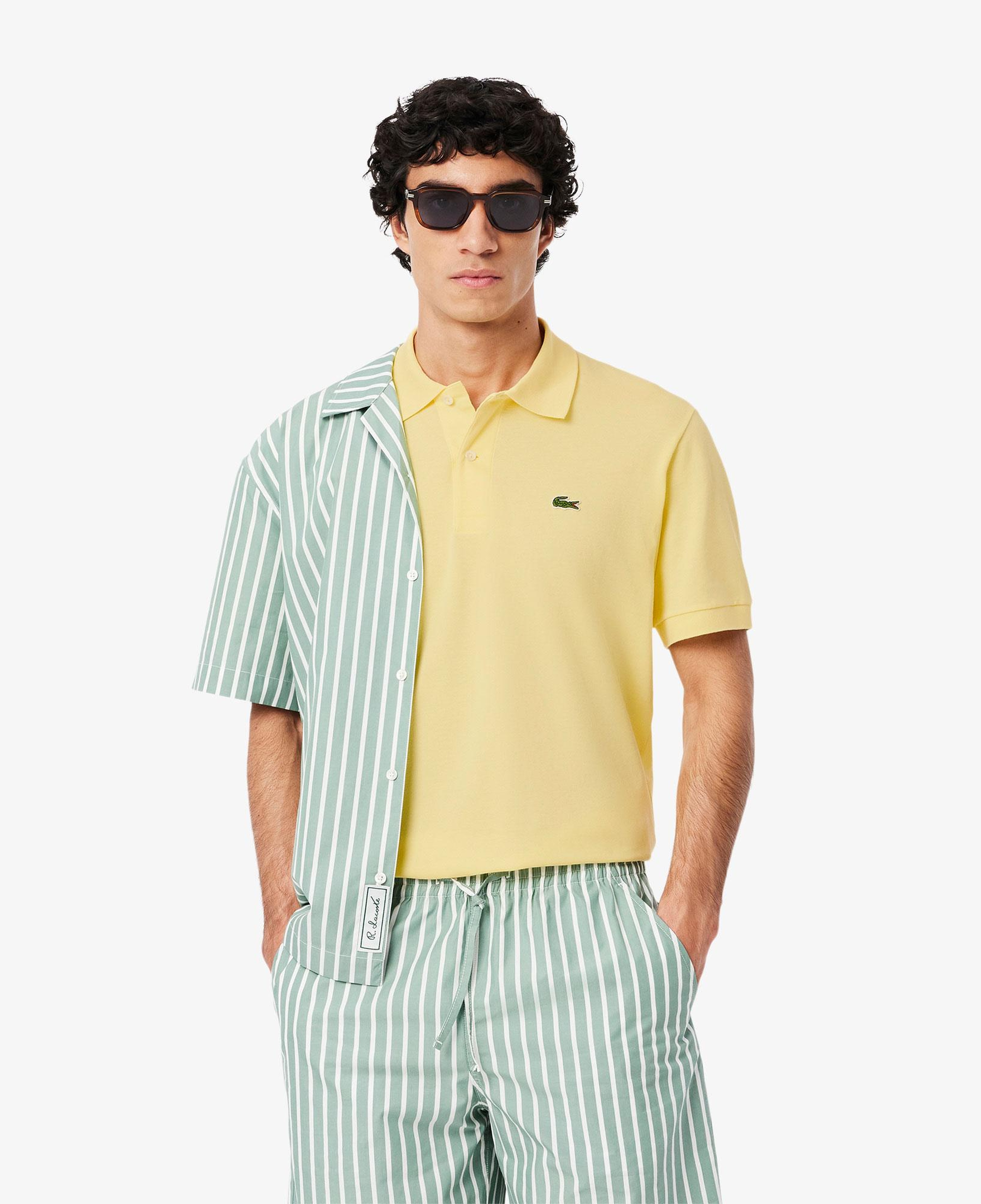 L.12.12 Light Erkek Classic Fit Sarı Polo