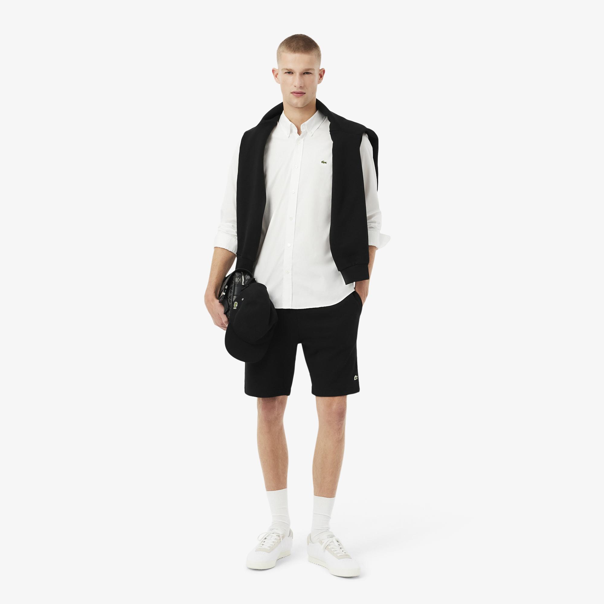 Erkek Regular Fit Siyah Şort