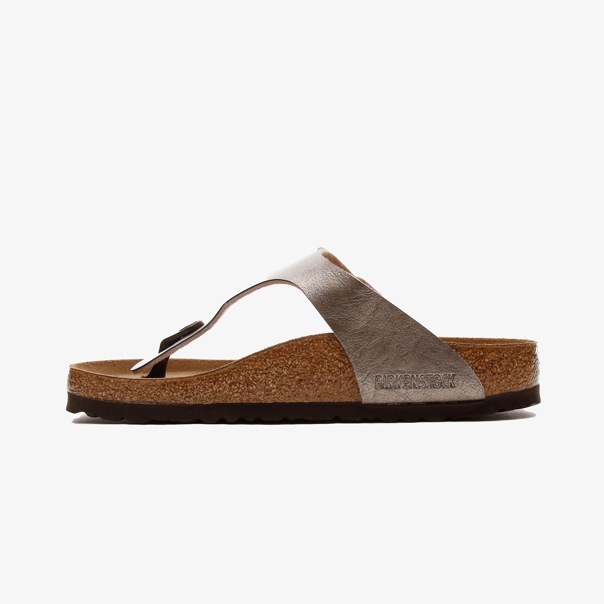 Birkenstock Gizeh Bf Graceful Kadın Gri Terlik