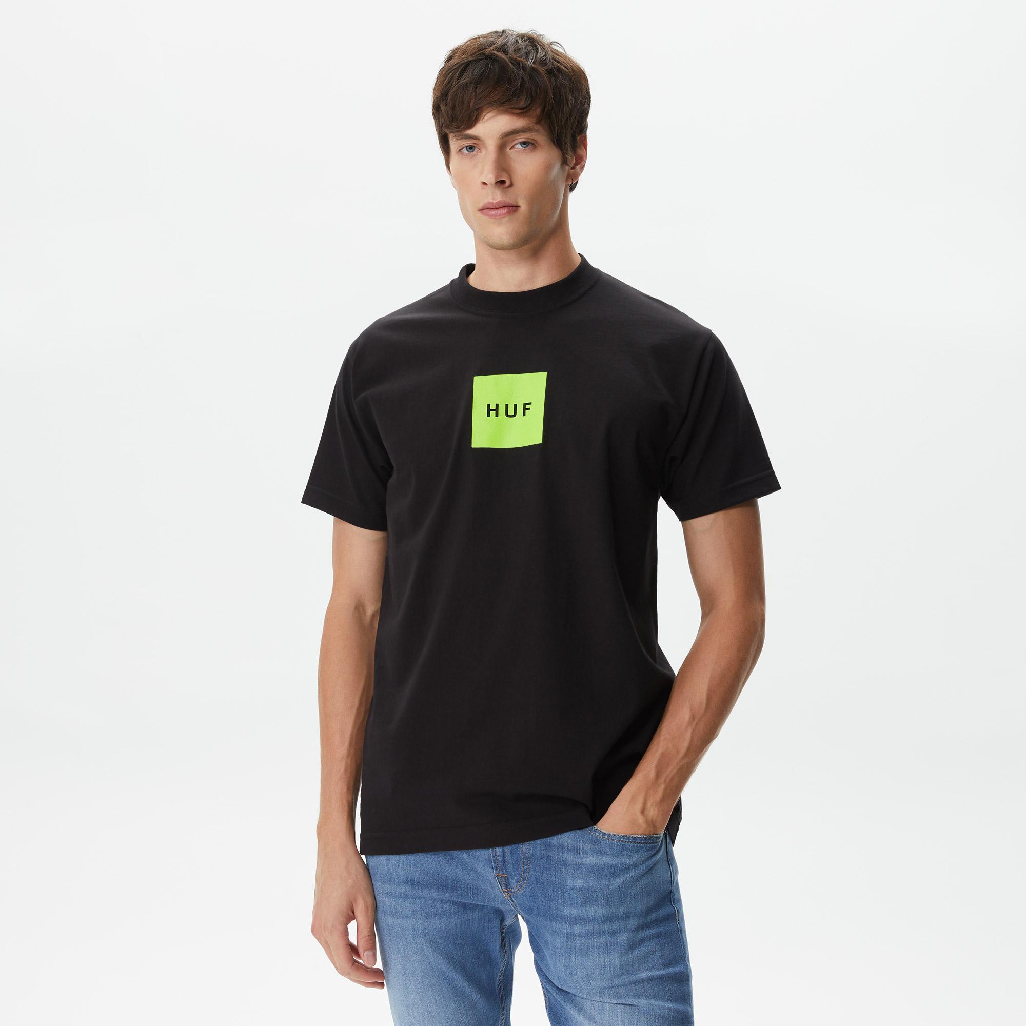 HUF Set Box Erkek Siyah T-Shirt