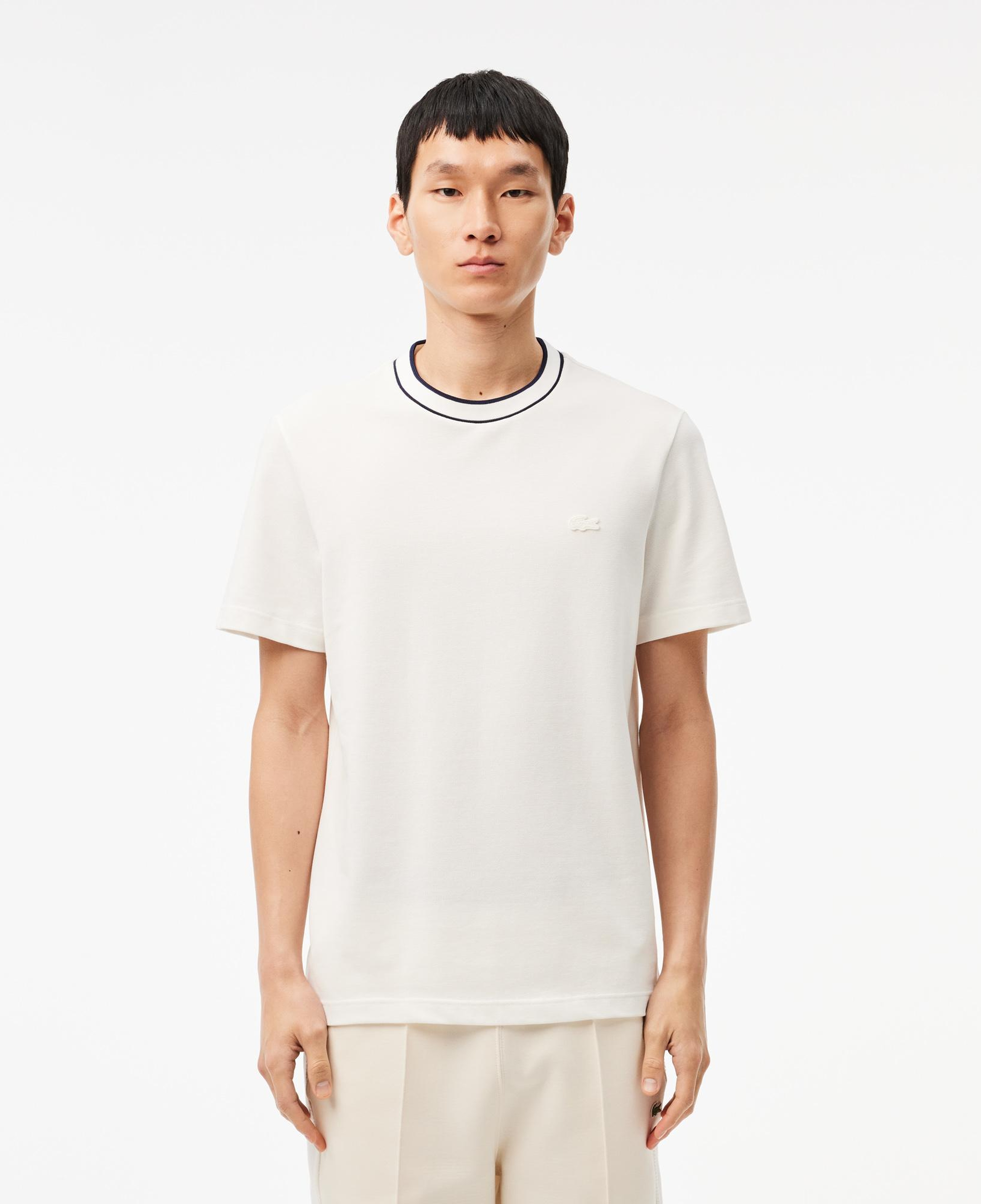 Erkek Regular Fit Bisiklet Yaka Beyaz T-Shirt