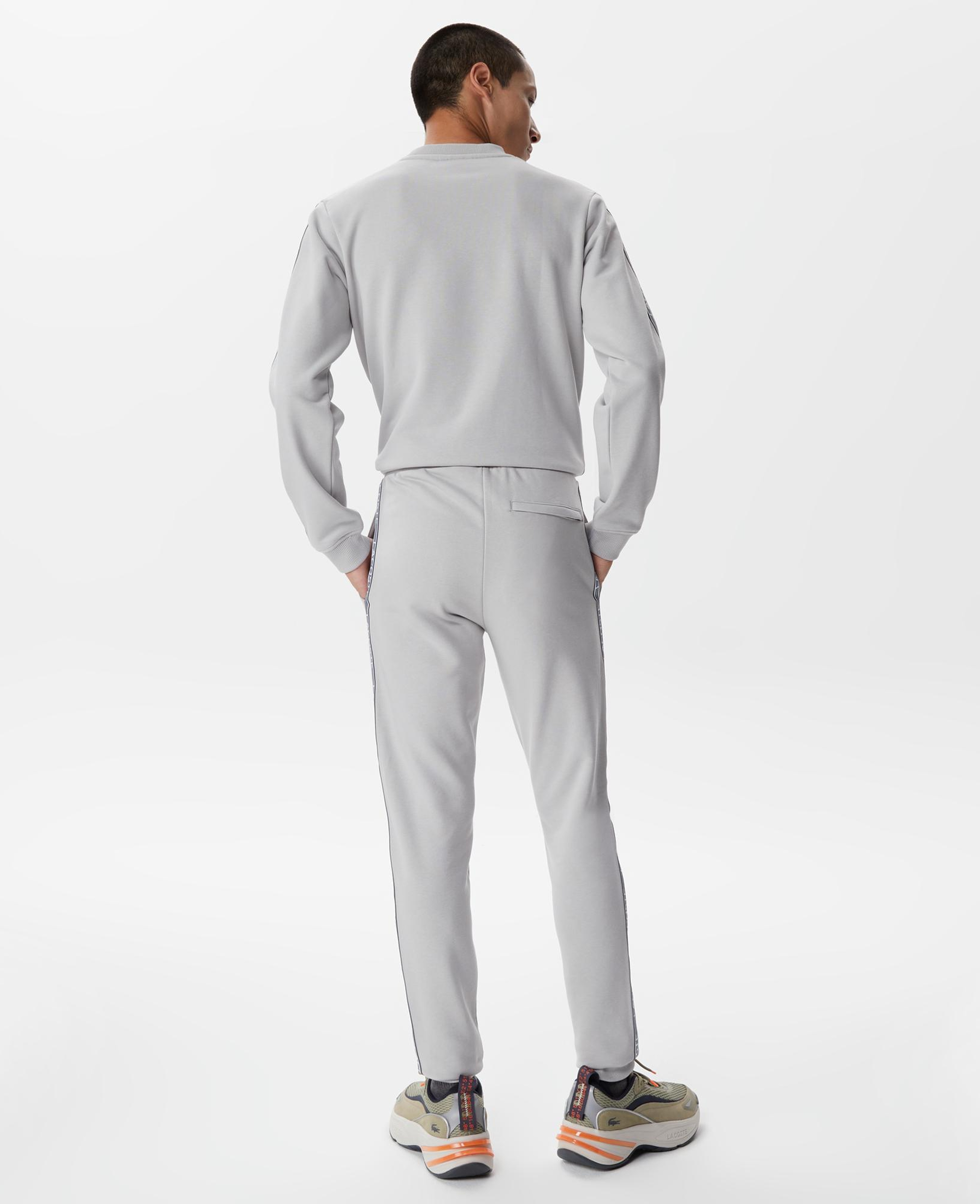 Erkek Relaxed Fit Baskılı Gri Eşofman Altı
