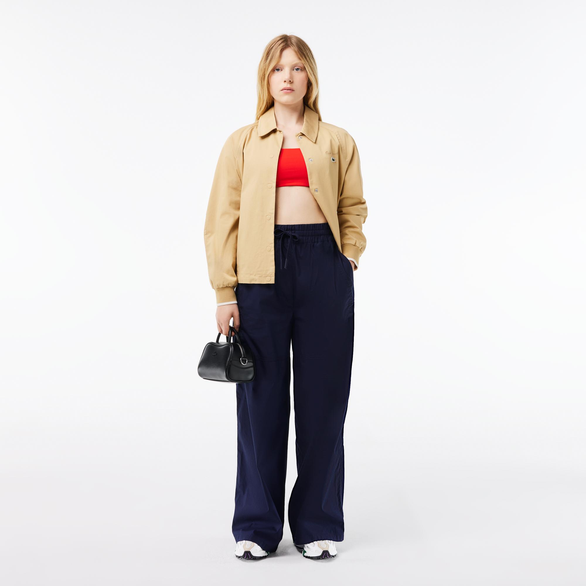 Kadın Relaxed Fit Lacivert Pantolon