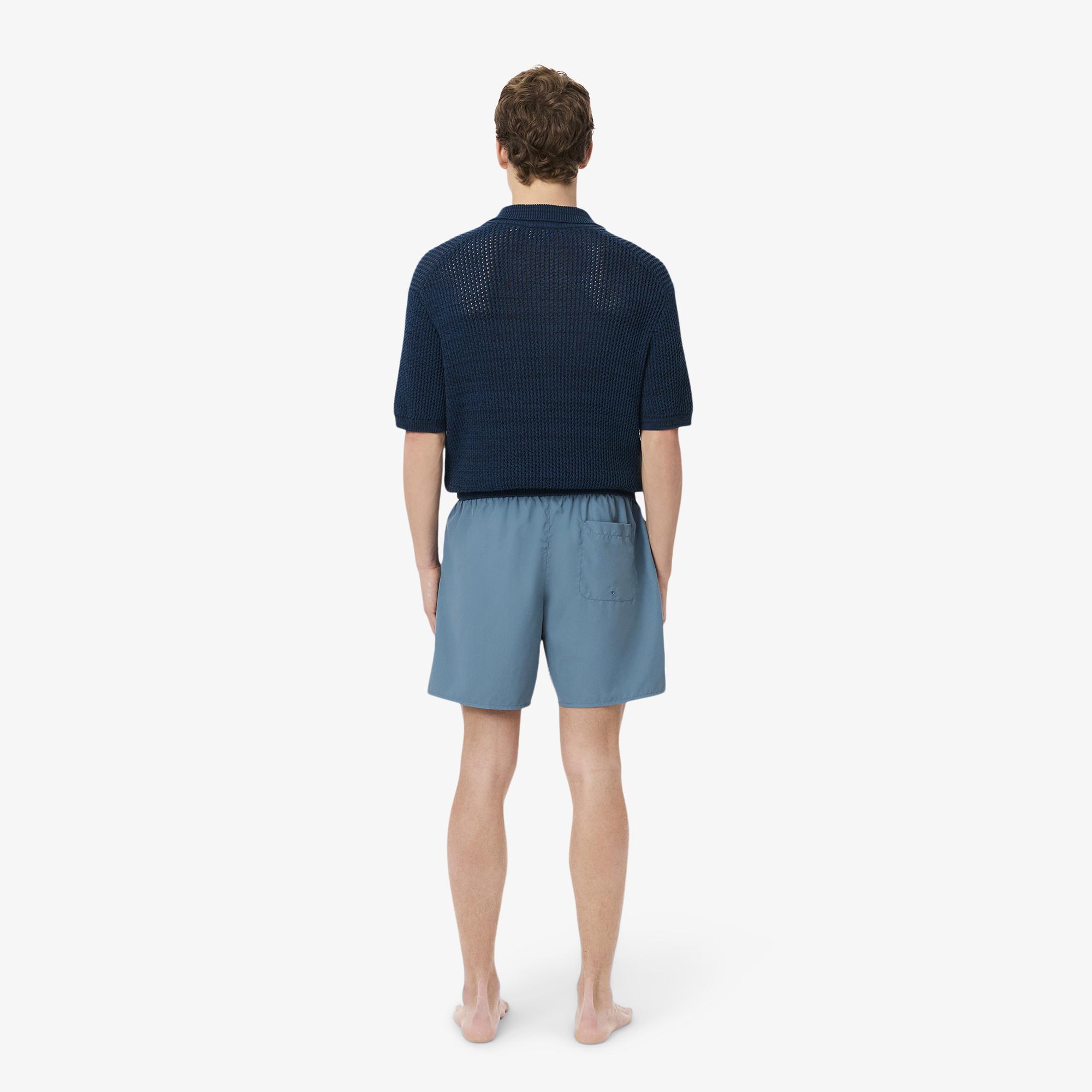 Lacoste Monochrome Erkek Mavi Deniz Şortu