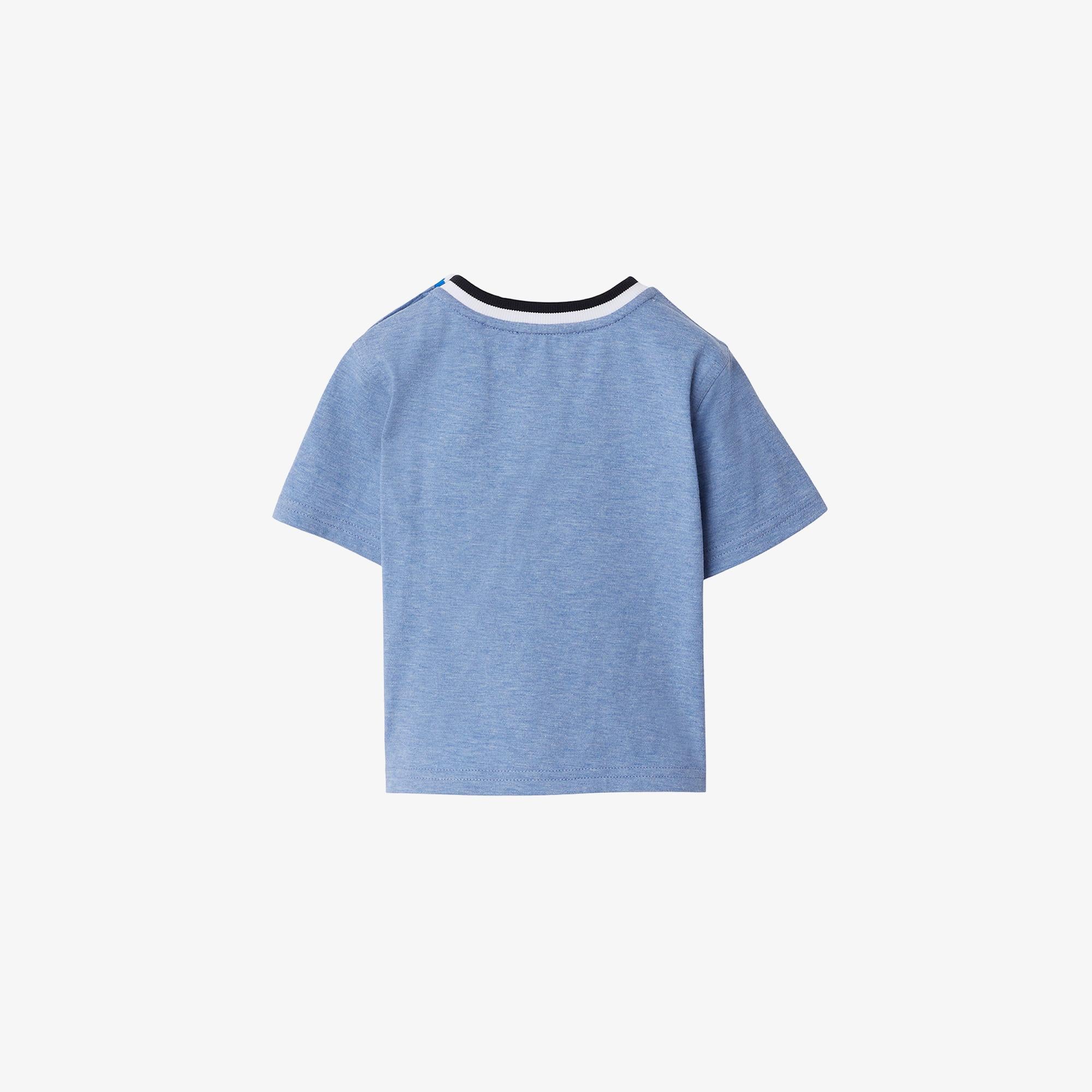 Burberry Çocuk Mavi Tshirt