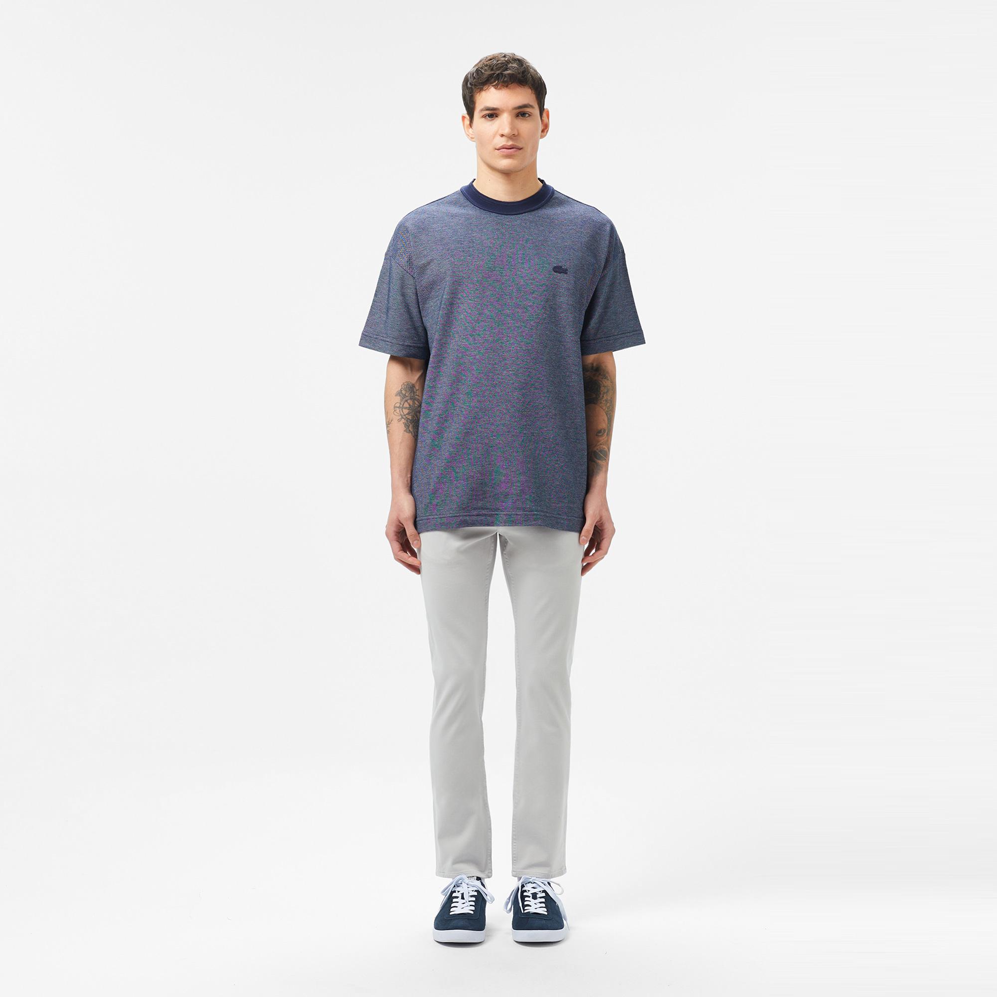 Erkek Slim Fit Gri Jean Pantolon