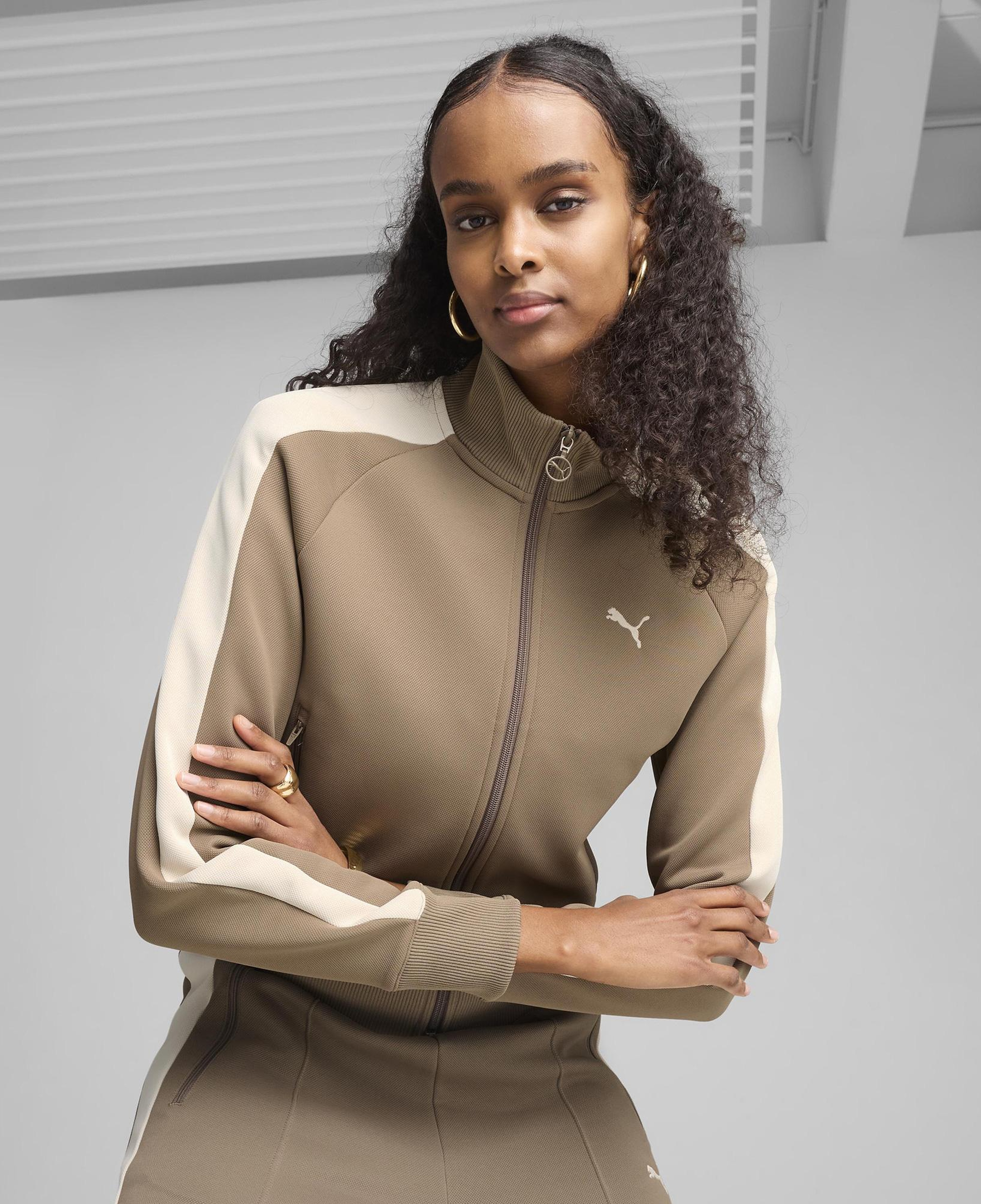 Puma T7 Always On Track Kadın Kahverengi Ceket