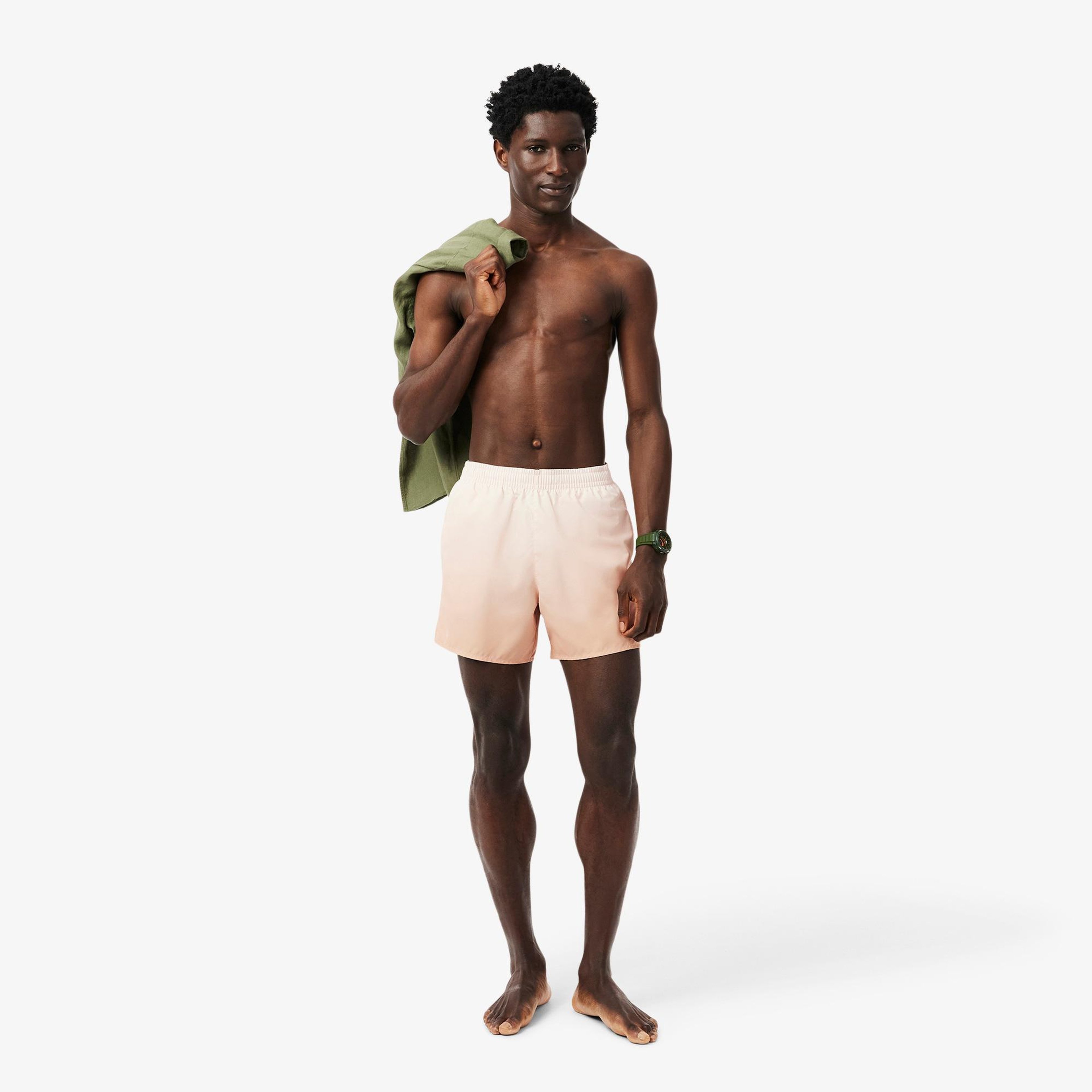 Lacoste Swim Erkek Pembe Deniz Şortu