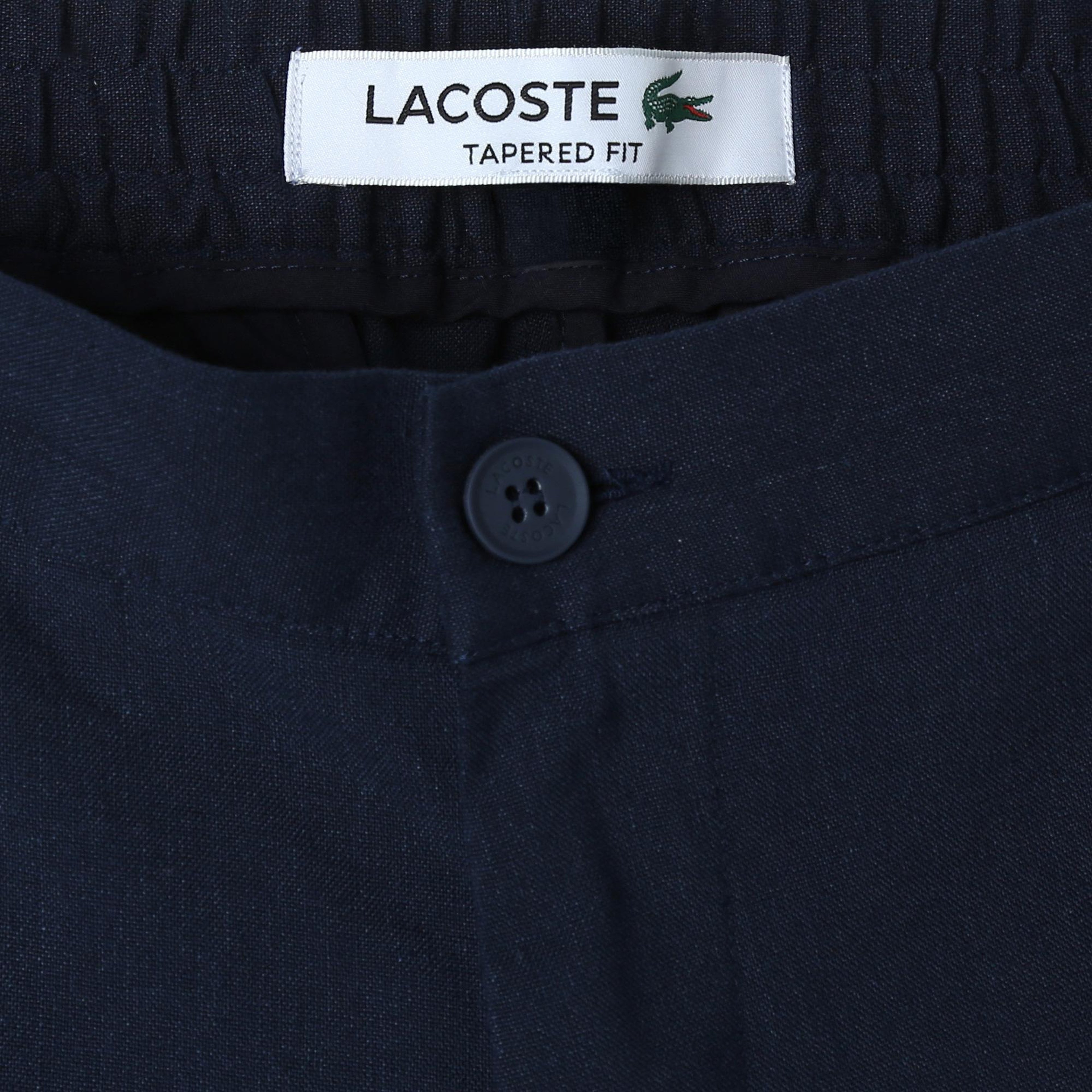Erkek Tapered Fit Lacivert Chino Pantolon