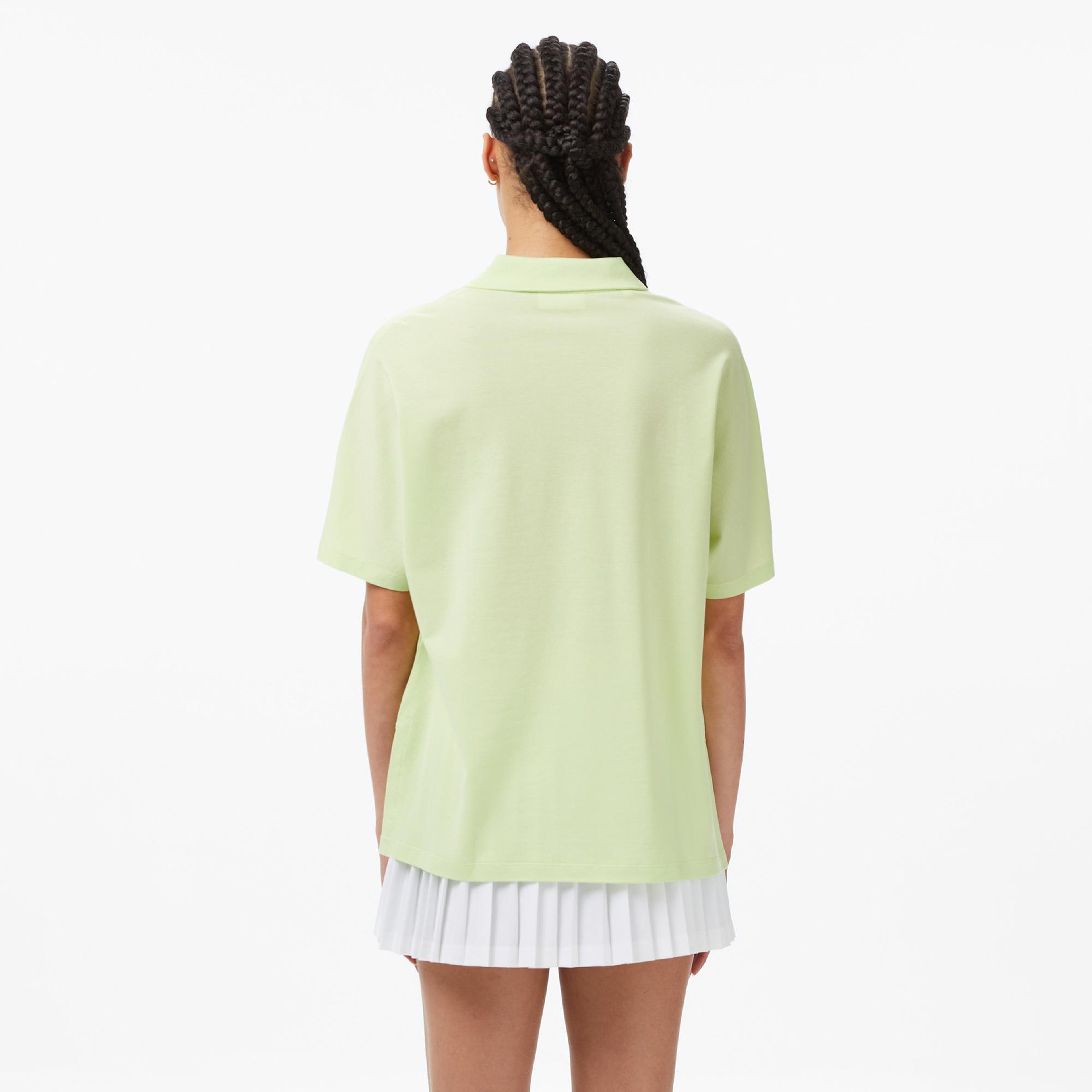 Kadın Relaxed Fit Açık Yeşil Polo