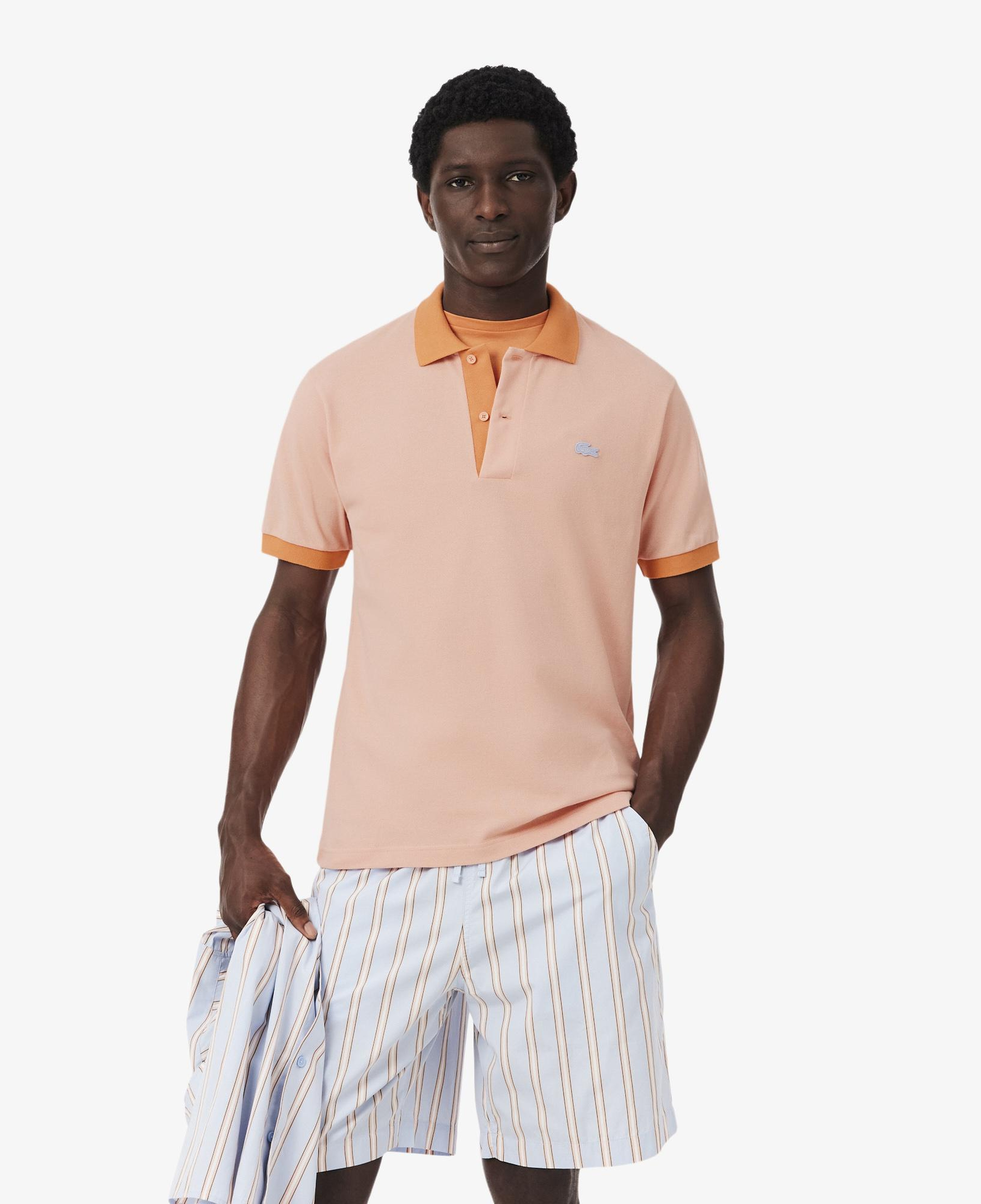 Erkek Classic Fit Turuncu Polo