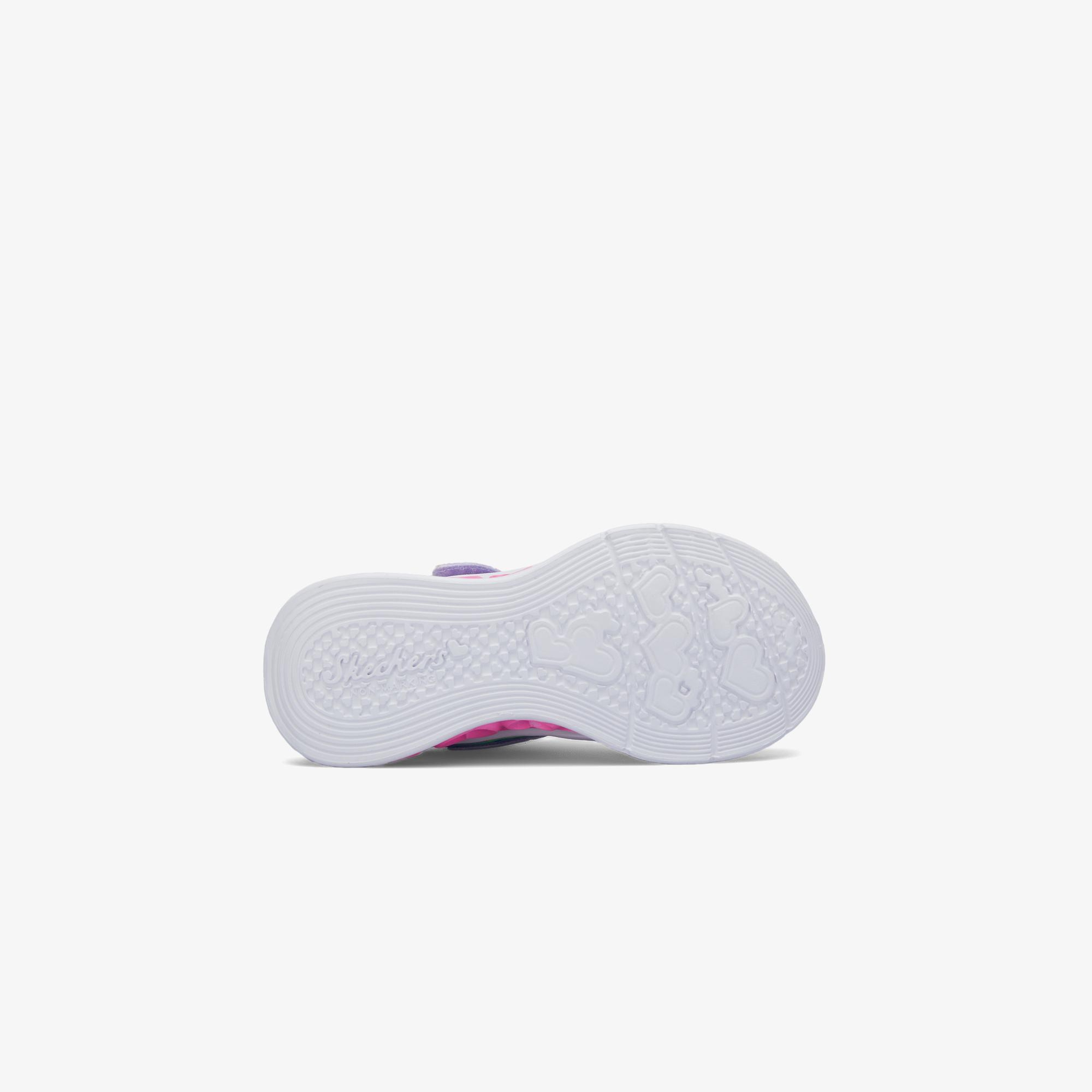 Skechers Flutter Heart Lights Çocuk LAVANTA/AÇIK MAVİ Spor Ayakkabı