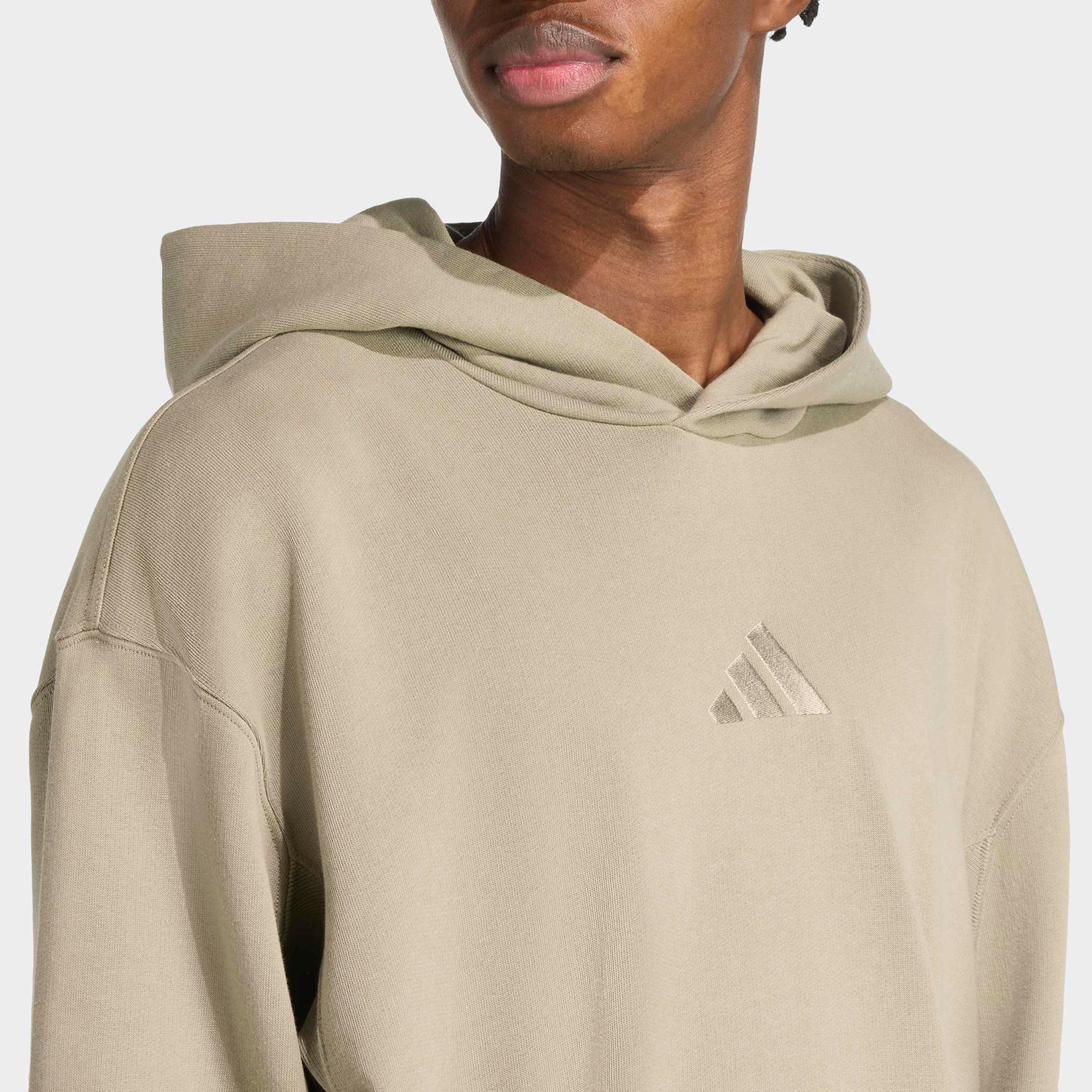 adidas All Szn French Terry Erkek Yeşil Sweatshirt