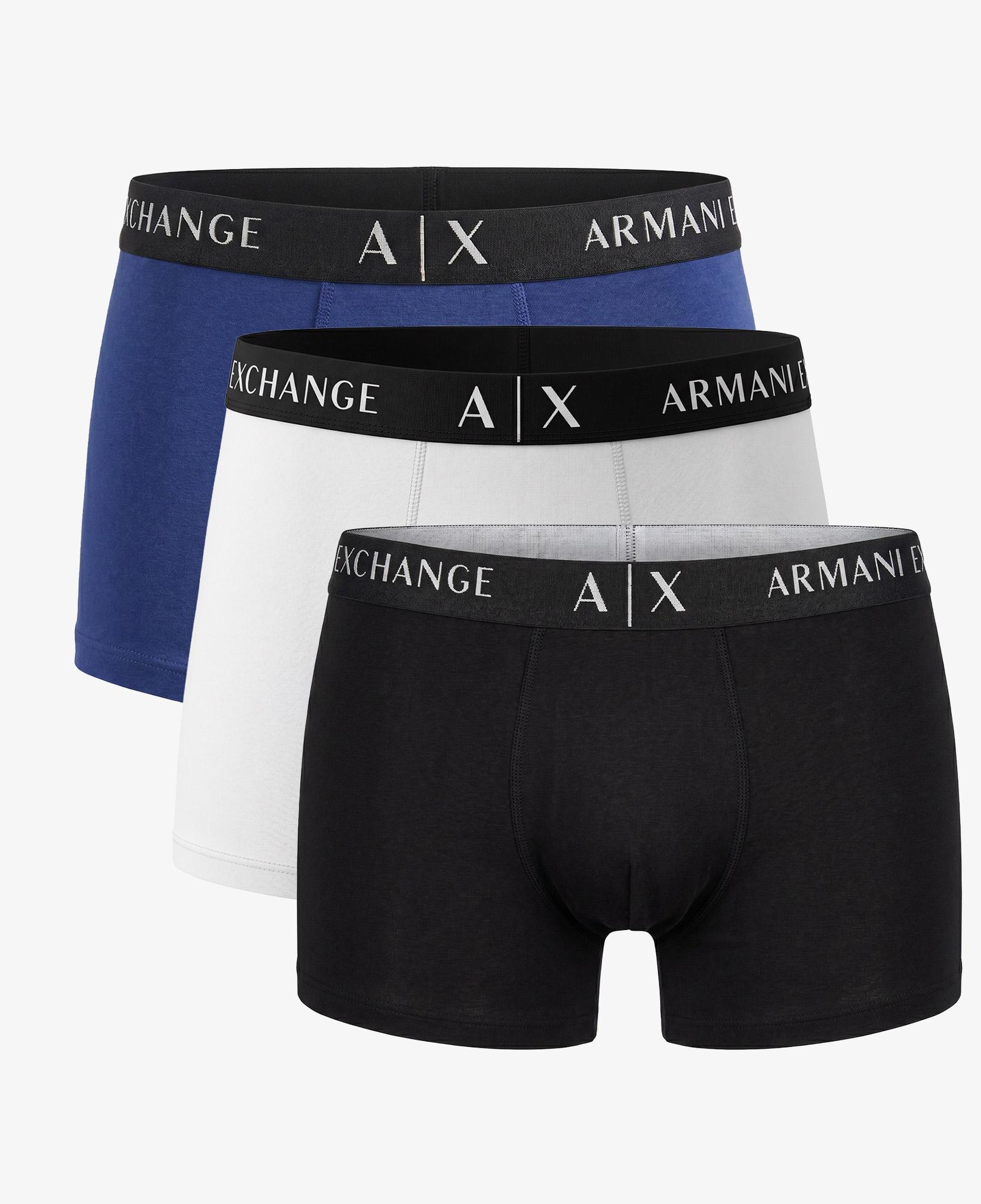 Armani Exchange Erkek Siyah 3'lü Boxer