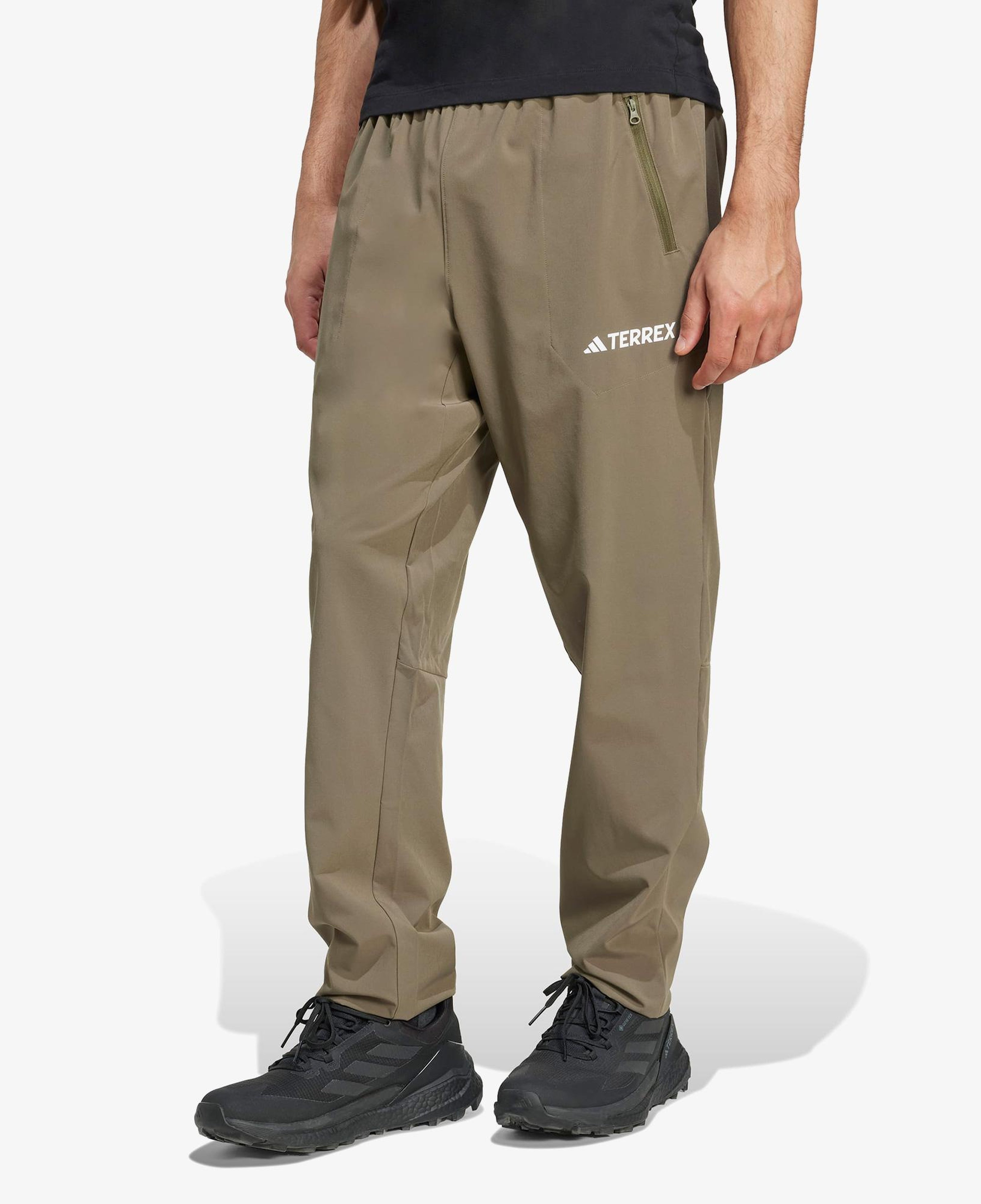 adidas Multi Essentials Stretch Erkek Yeşil Yürüyüş Eşofman Altı