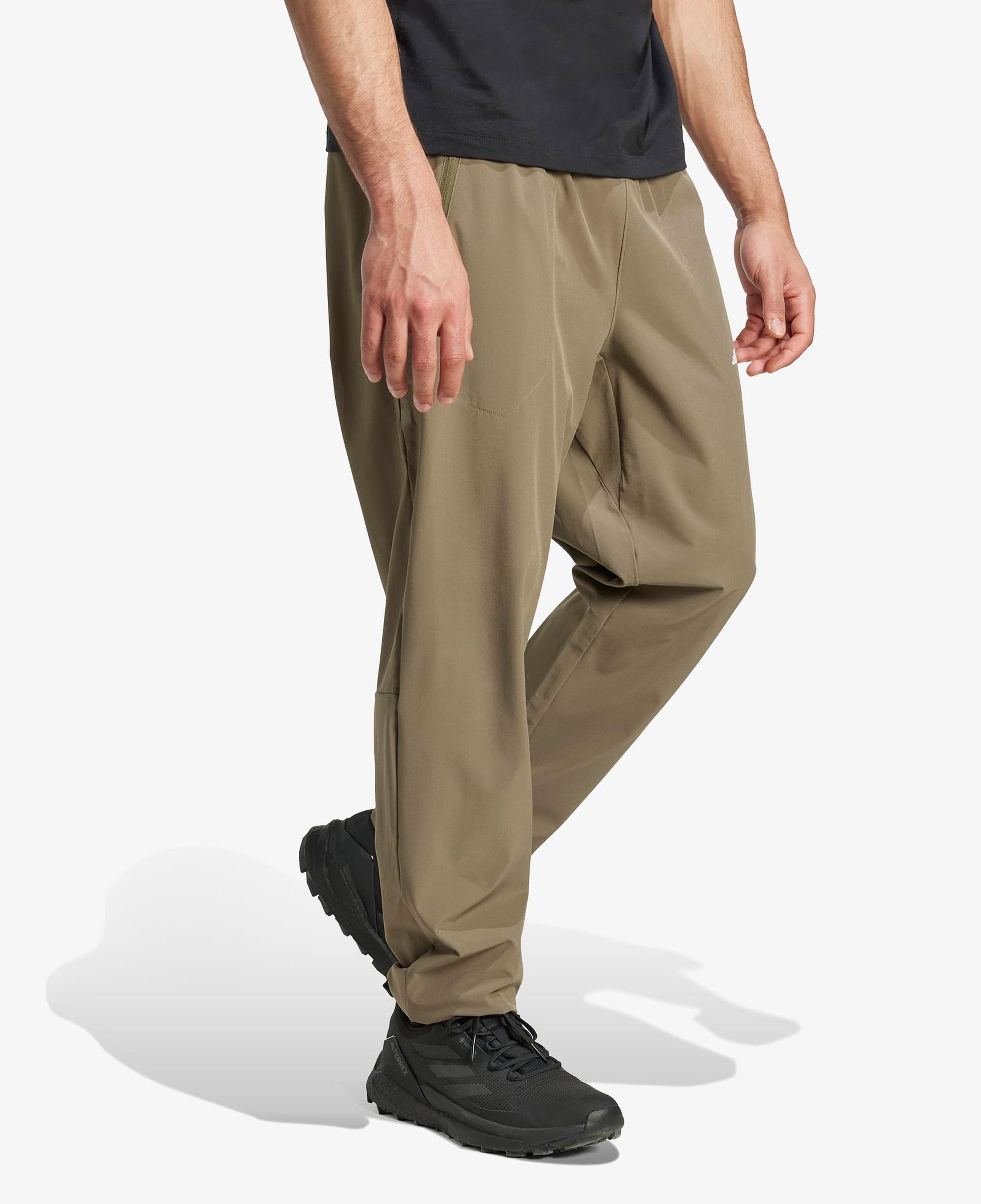 adidas Multi Essentials Stretch Erkek Yeşil Yürüyüş Eşofman Altı