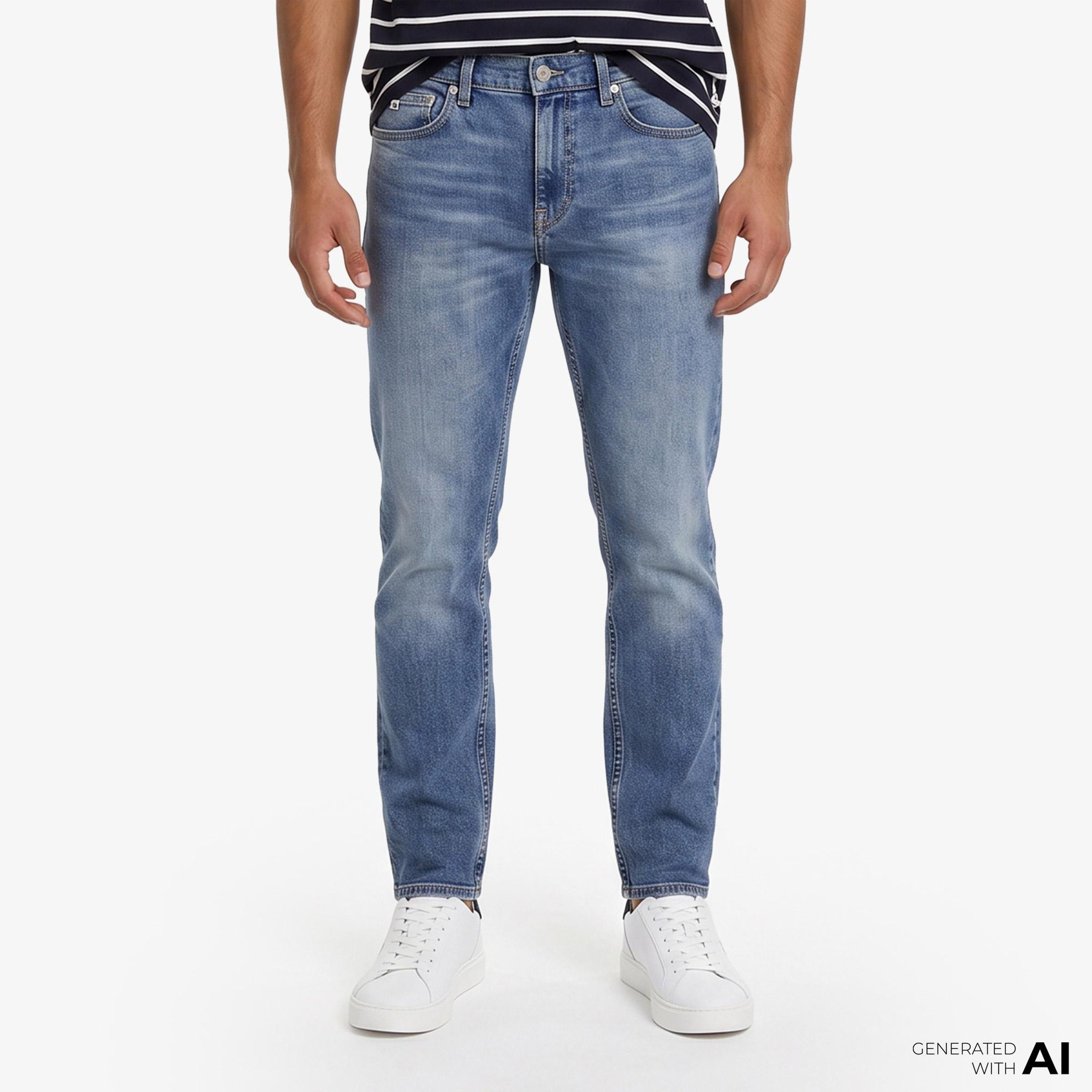 Calvin Klein Vintage Erkek Mavi Jean