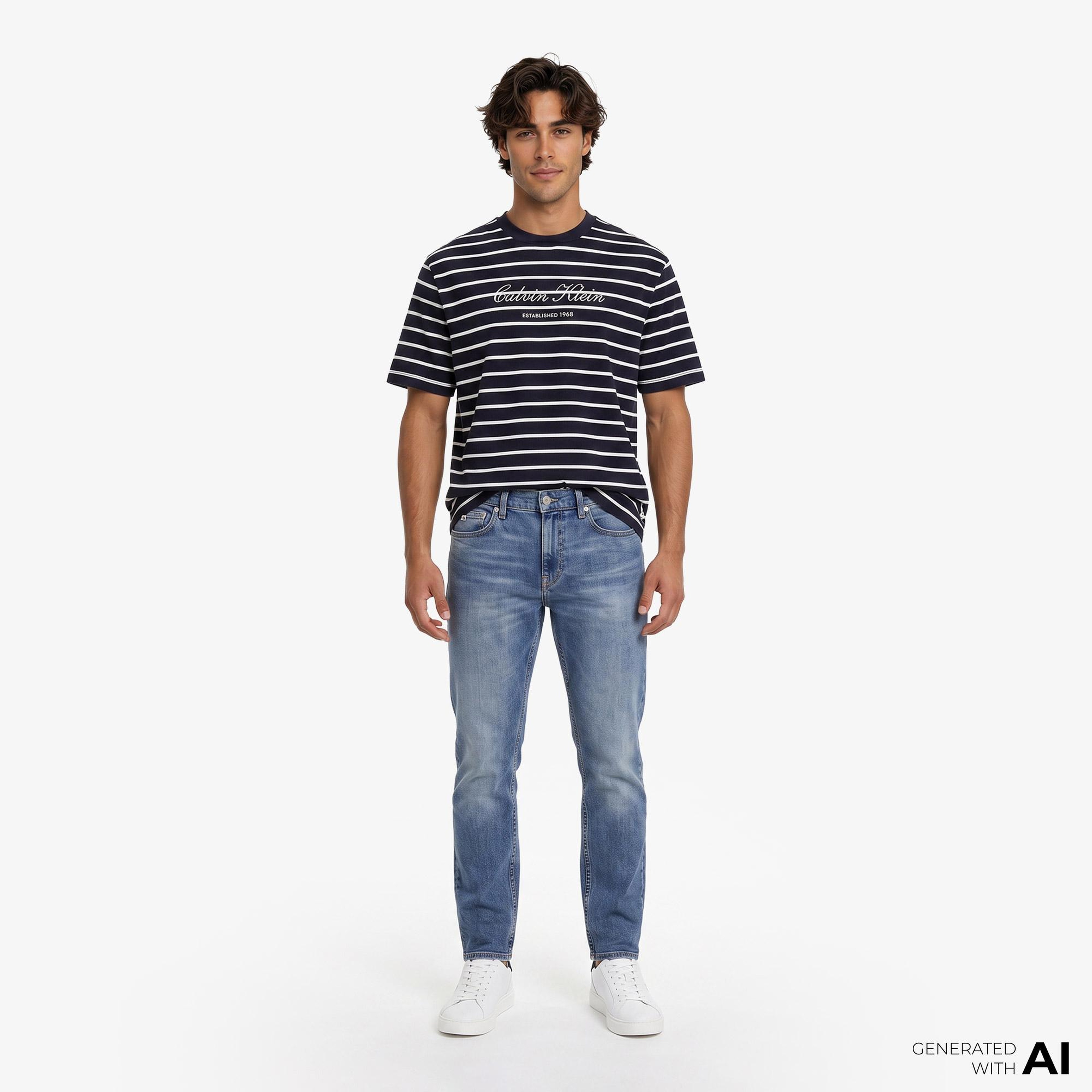 Calvin Klein Vintage Erkek Mavi Jean