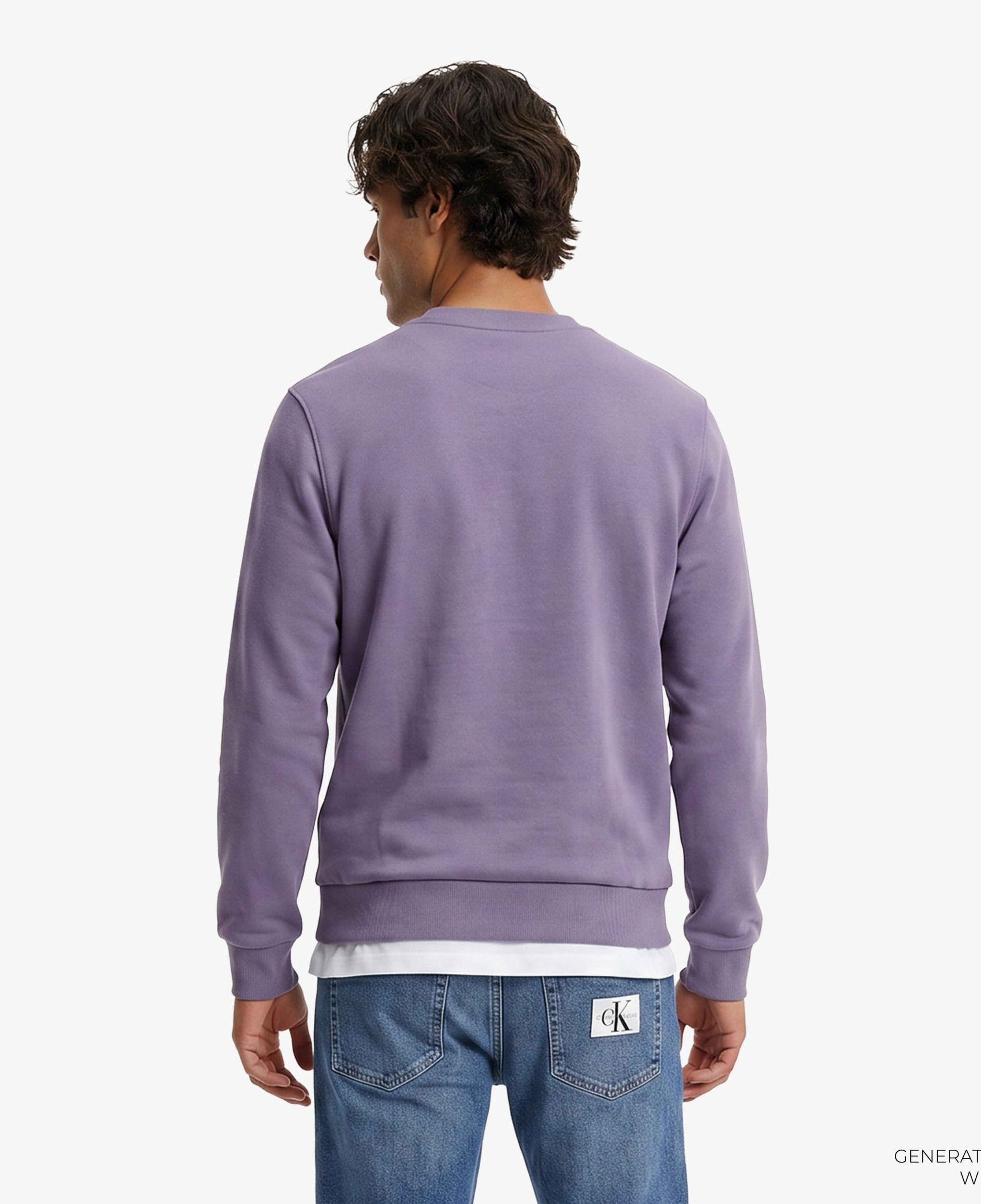 Calvin Klein Erkek Mor Sweatshirt