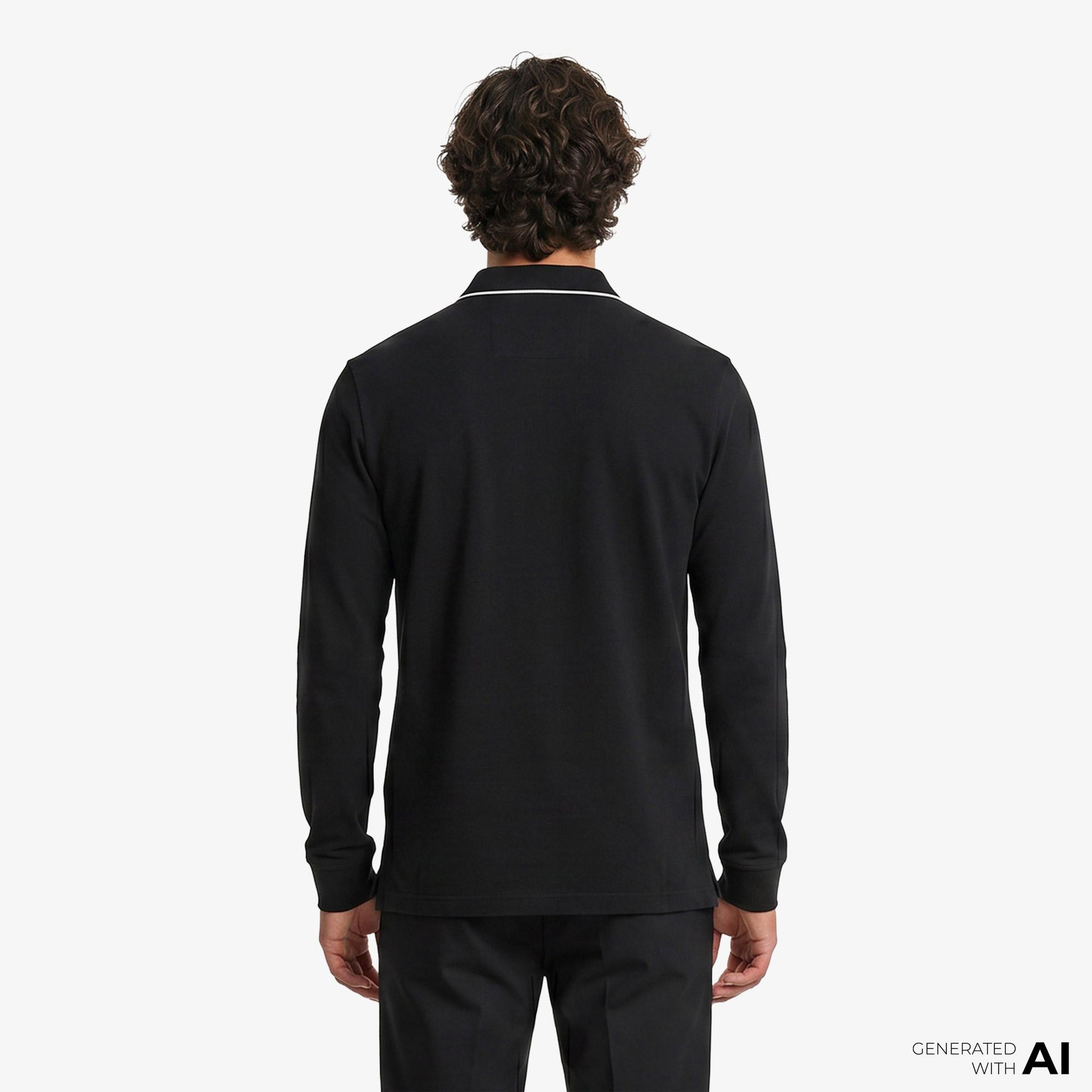 Calvin Klein Erkek Siyah Polo T-Shirt