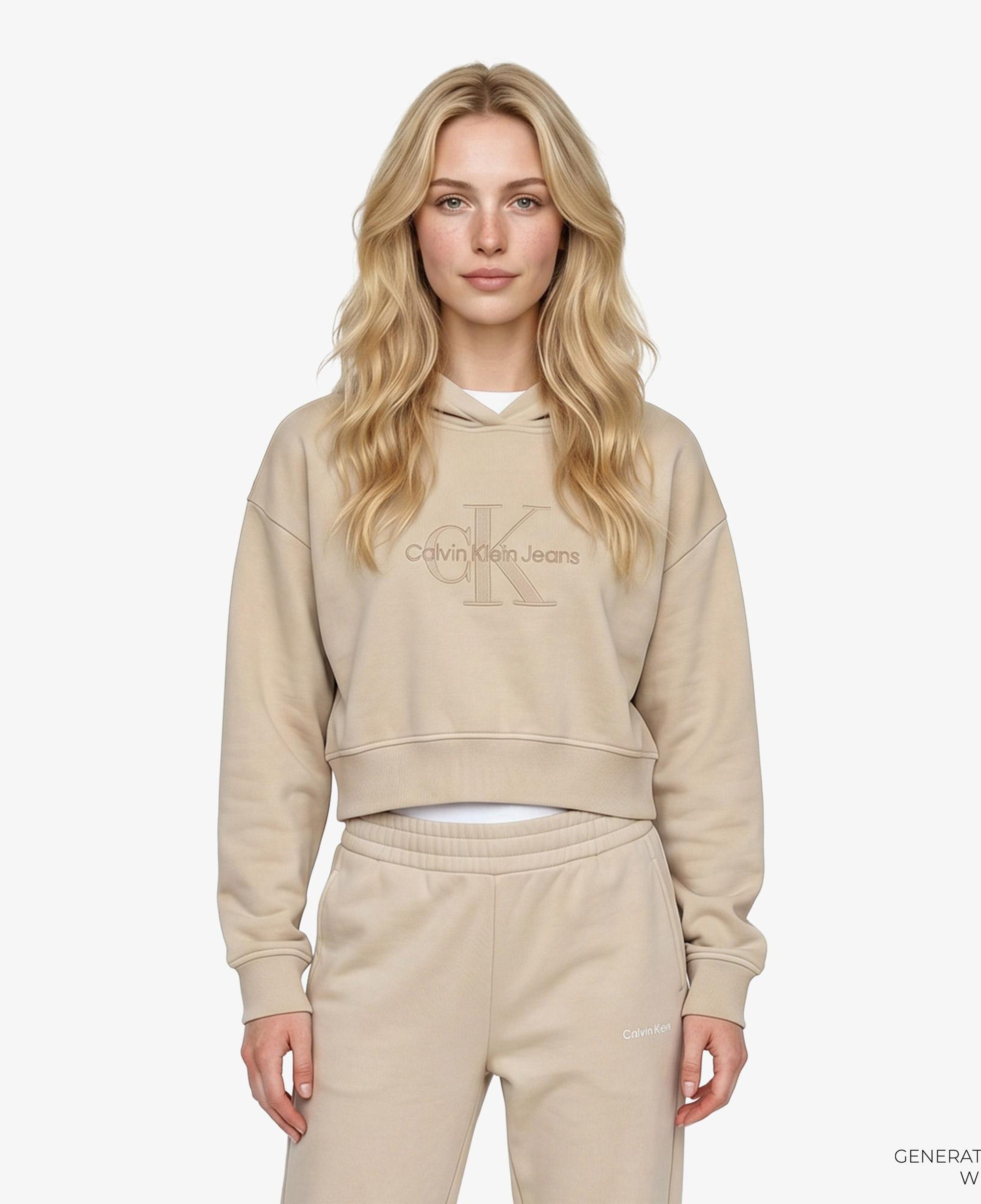 Calvin Klein Kadın Sarı Sweatshirt