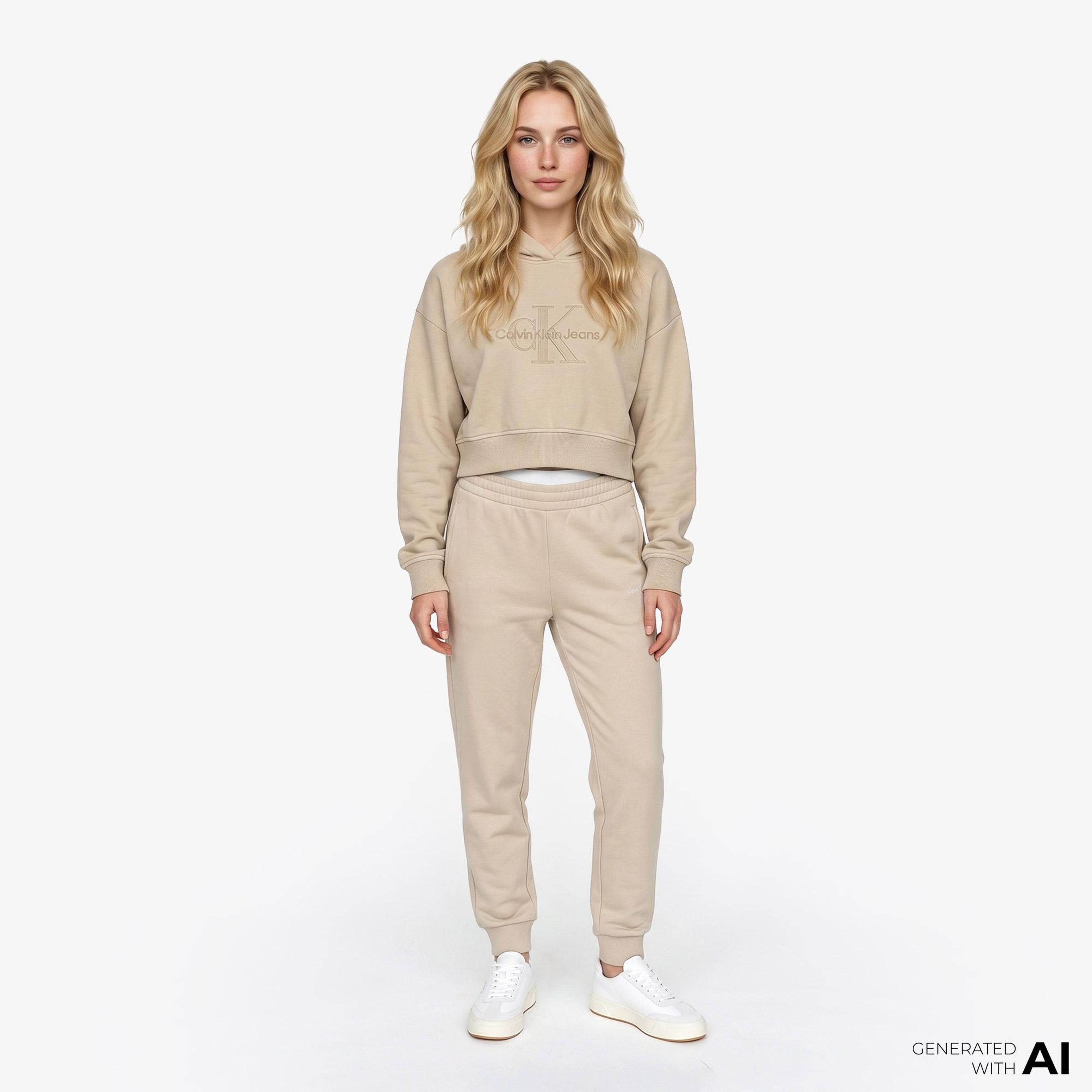 Calvin Klein Kadın Sarı Sweatshirt