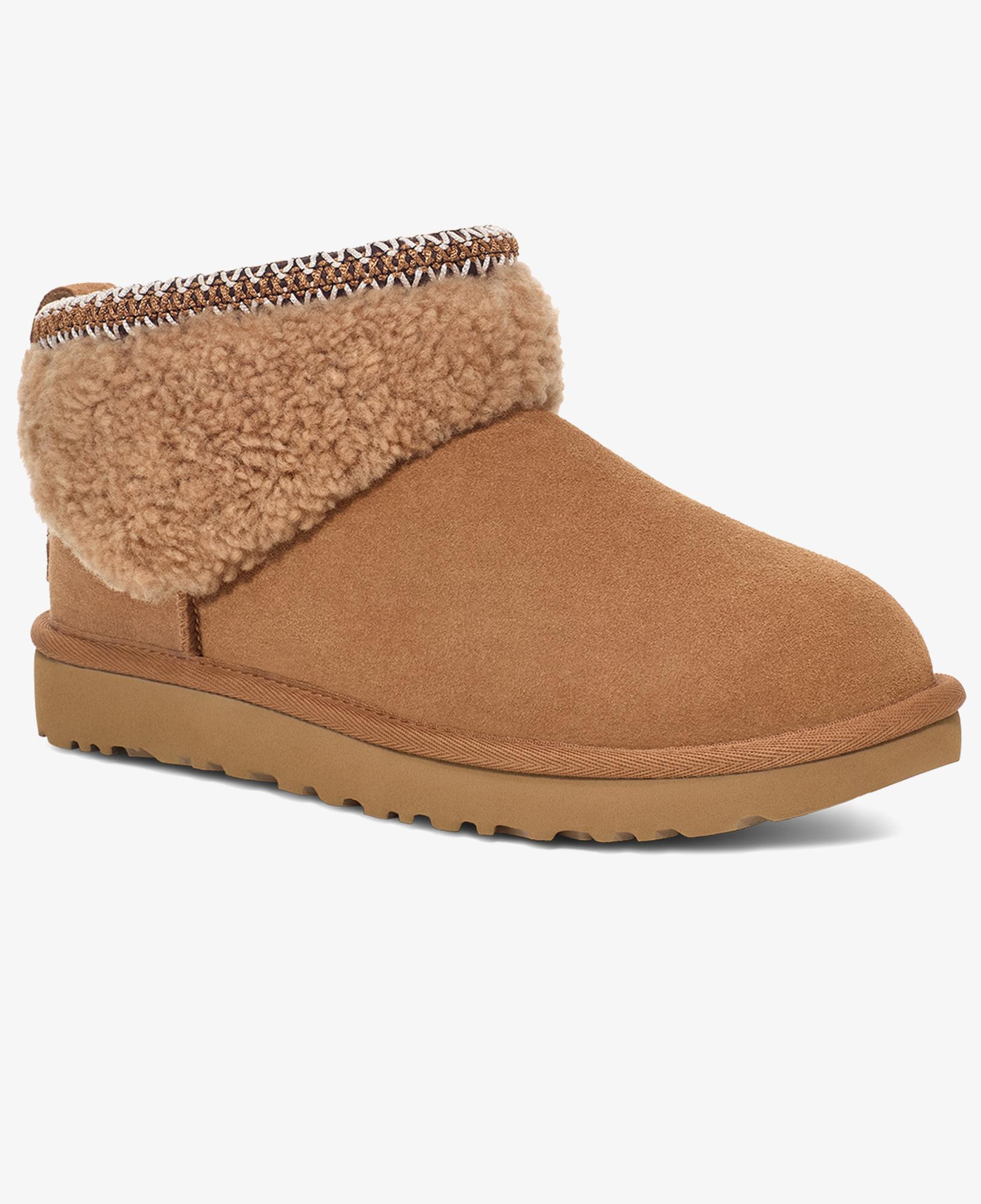 UGG Classic Ultra Mini Maxi Curly Kadın Taba Bot