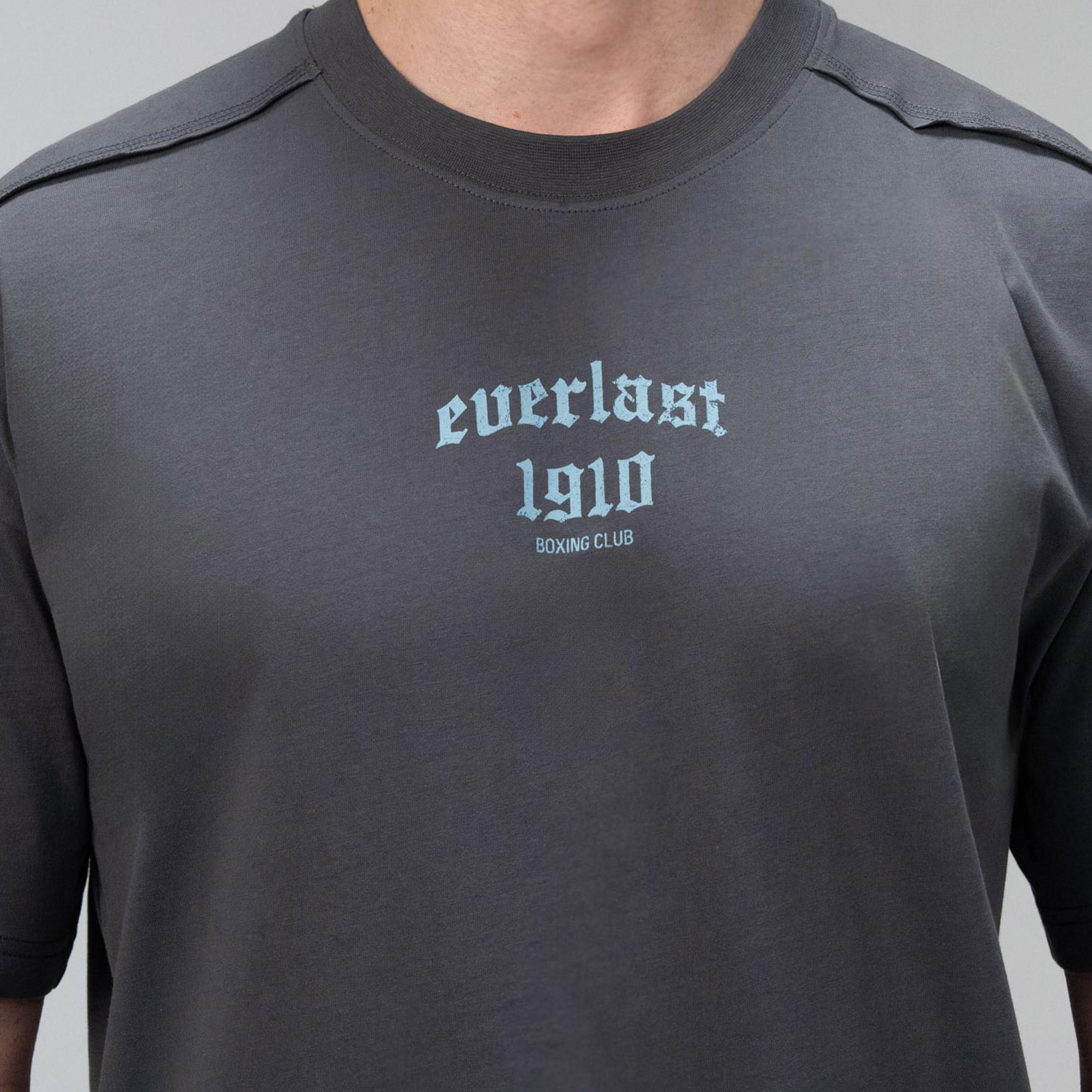 Everlast Graphic Collection Oversize Gri Erkek T-Shirt