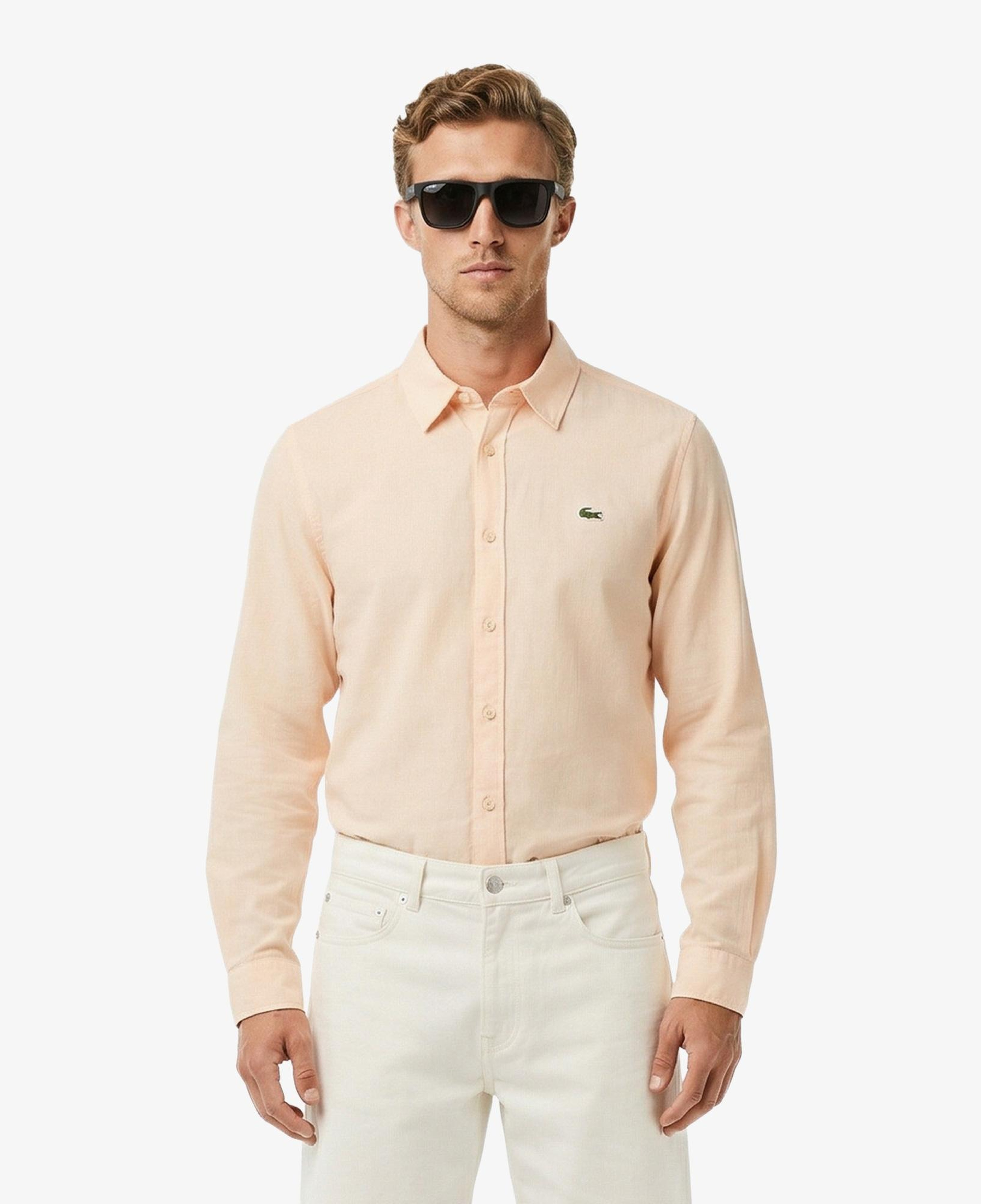 Erkek Regular Fit Turuncu Gömlek