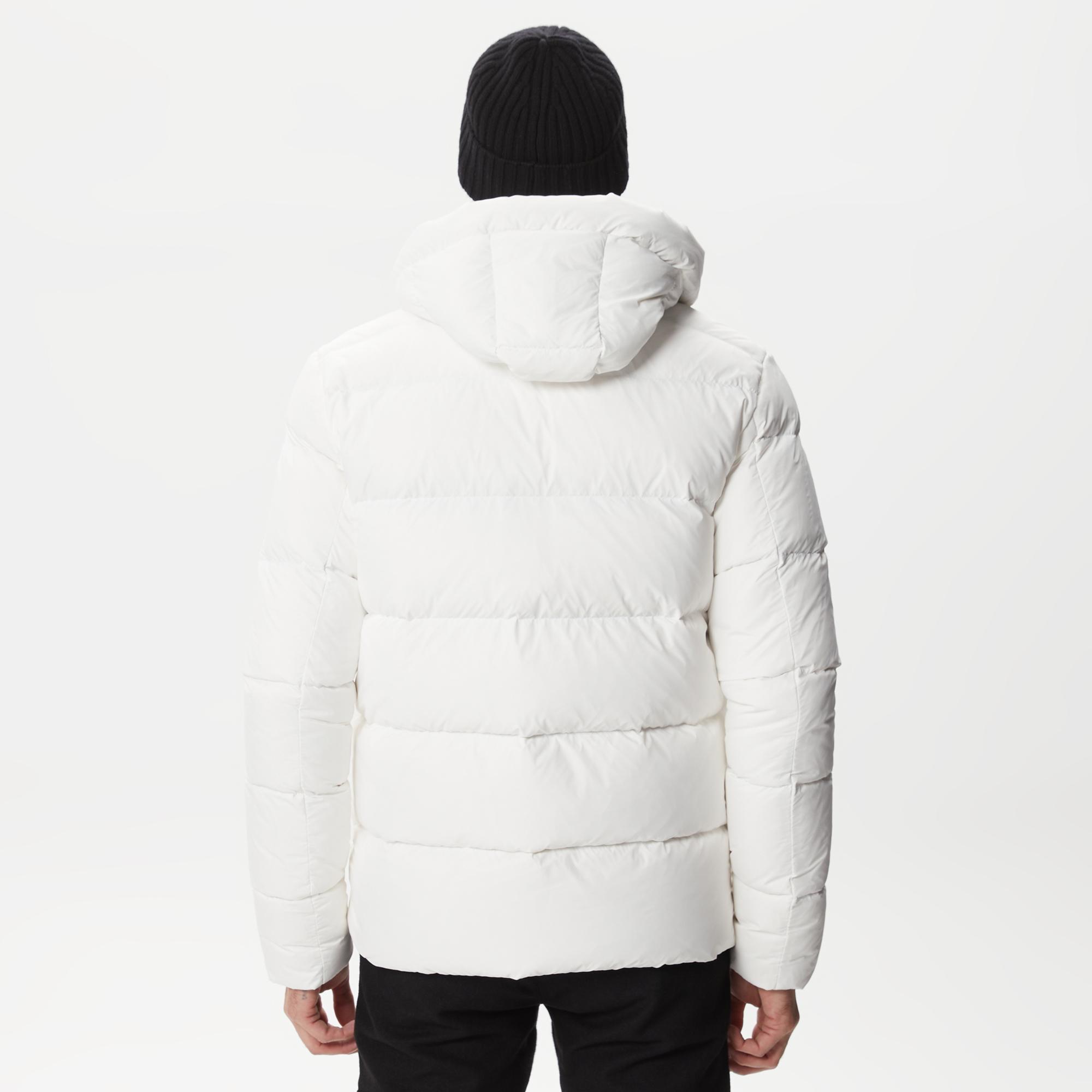 Lacoste Erkek Beyaz Mont