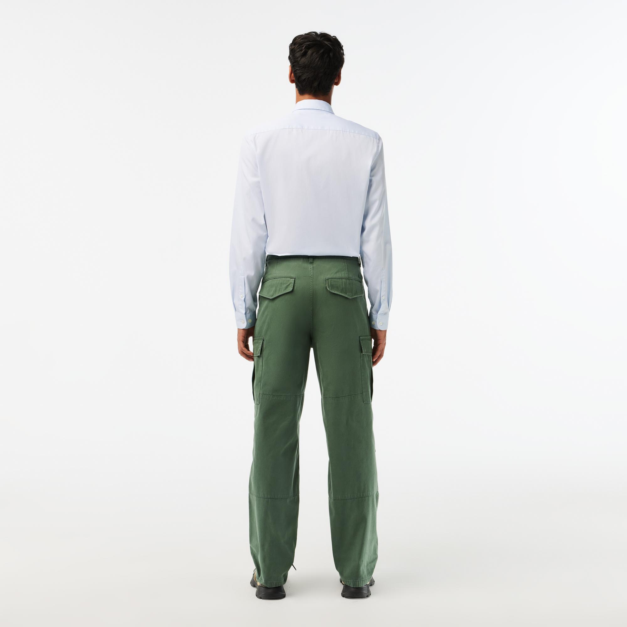 Erkek Straight Fit Haki Pantolon