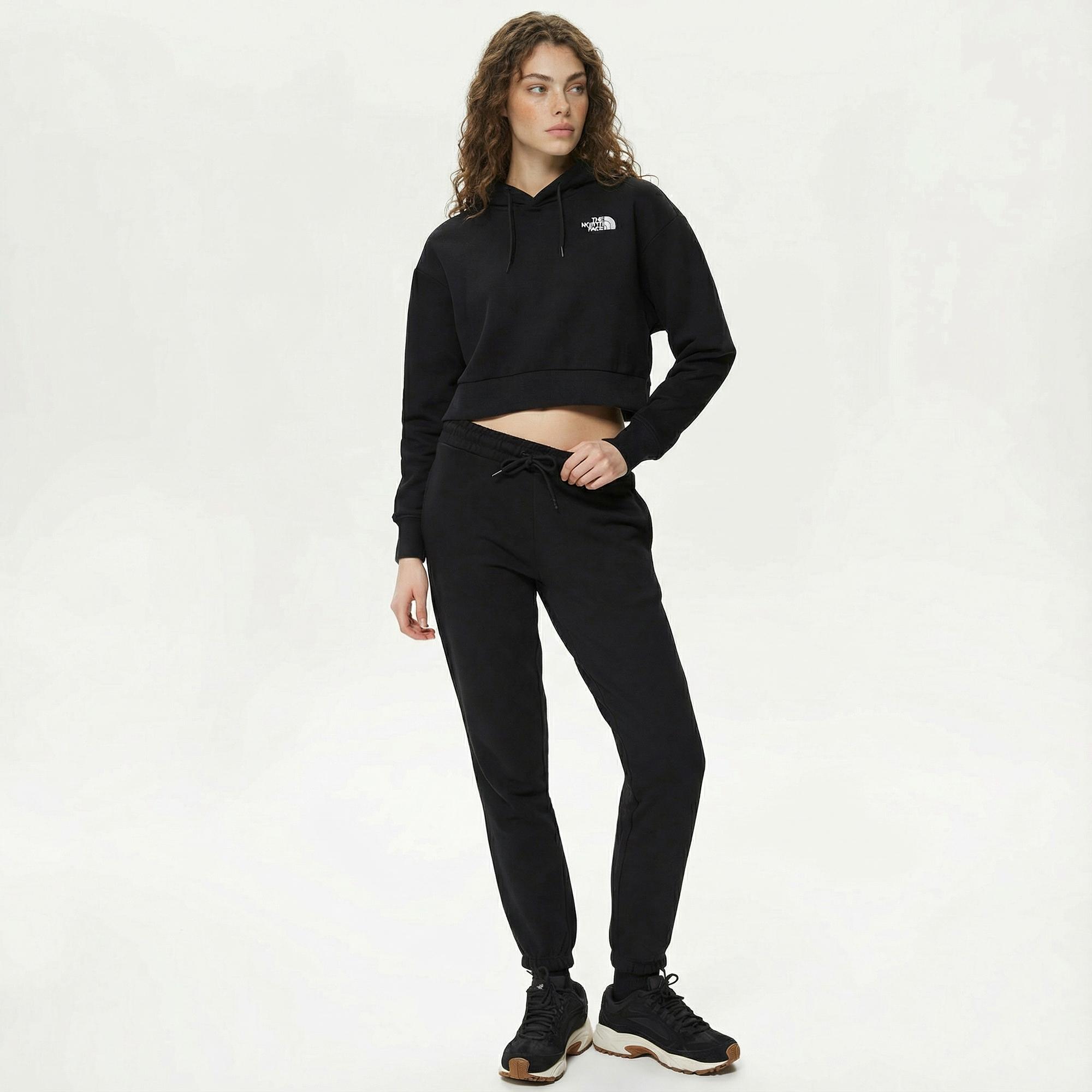 The North Face Trend Crop Kadın Siyah Sweatshirt