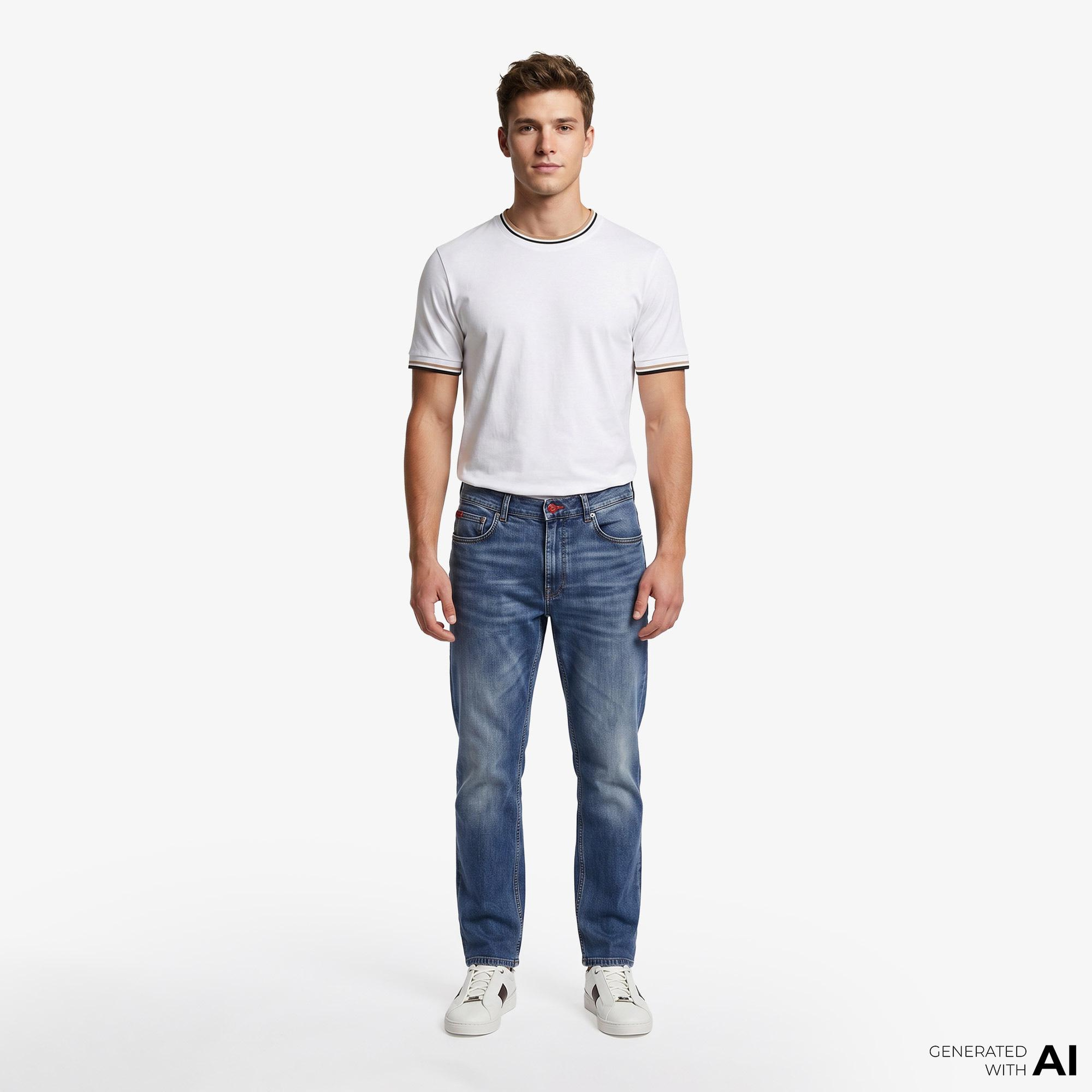 Hugo Jean Erkek Lacivert Jean