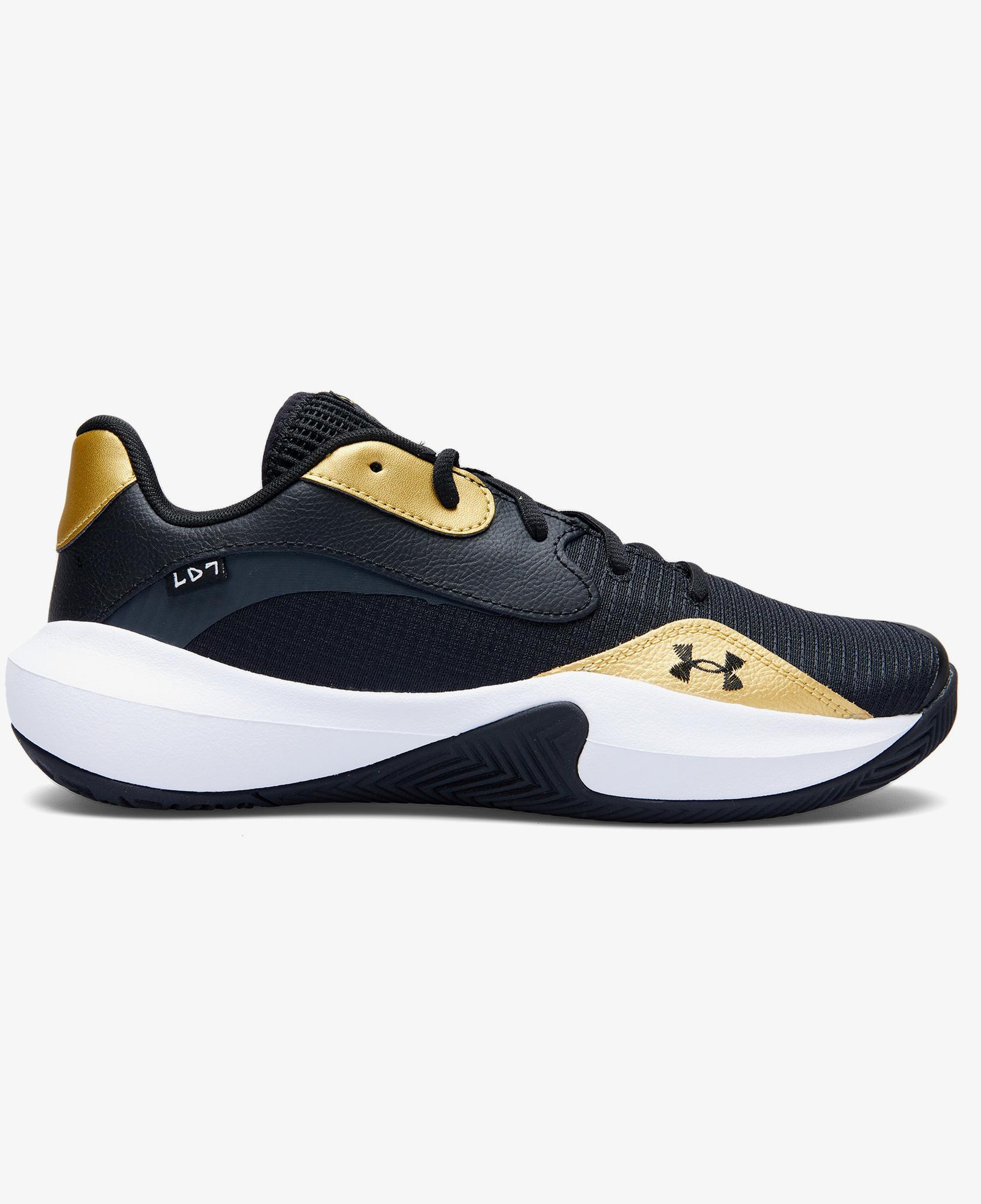 Under Armour Lockdown 7 Low Erkek Siyah Basketbol Ayakkabısı