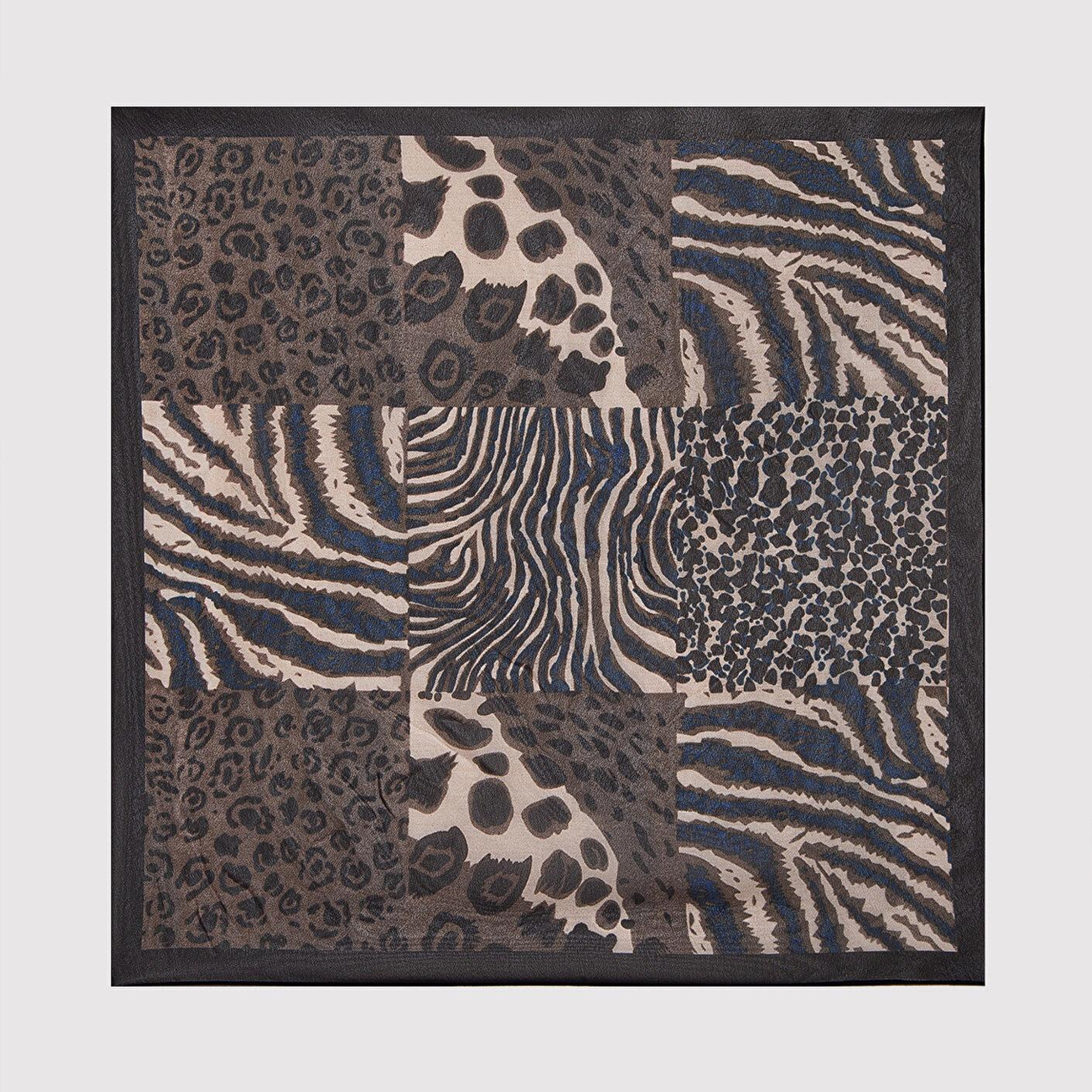 Mavi Leopar Desenli Bandana 1913415-25818