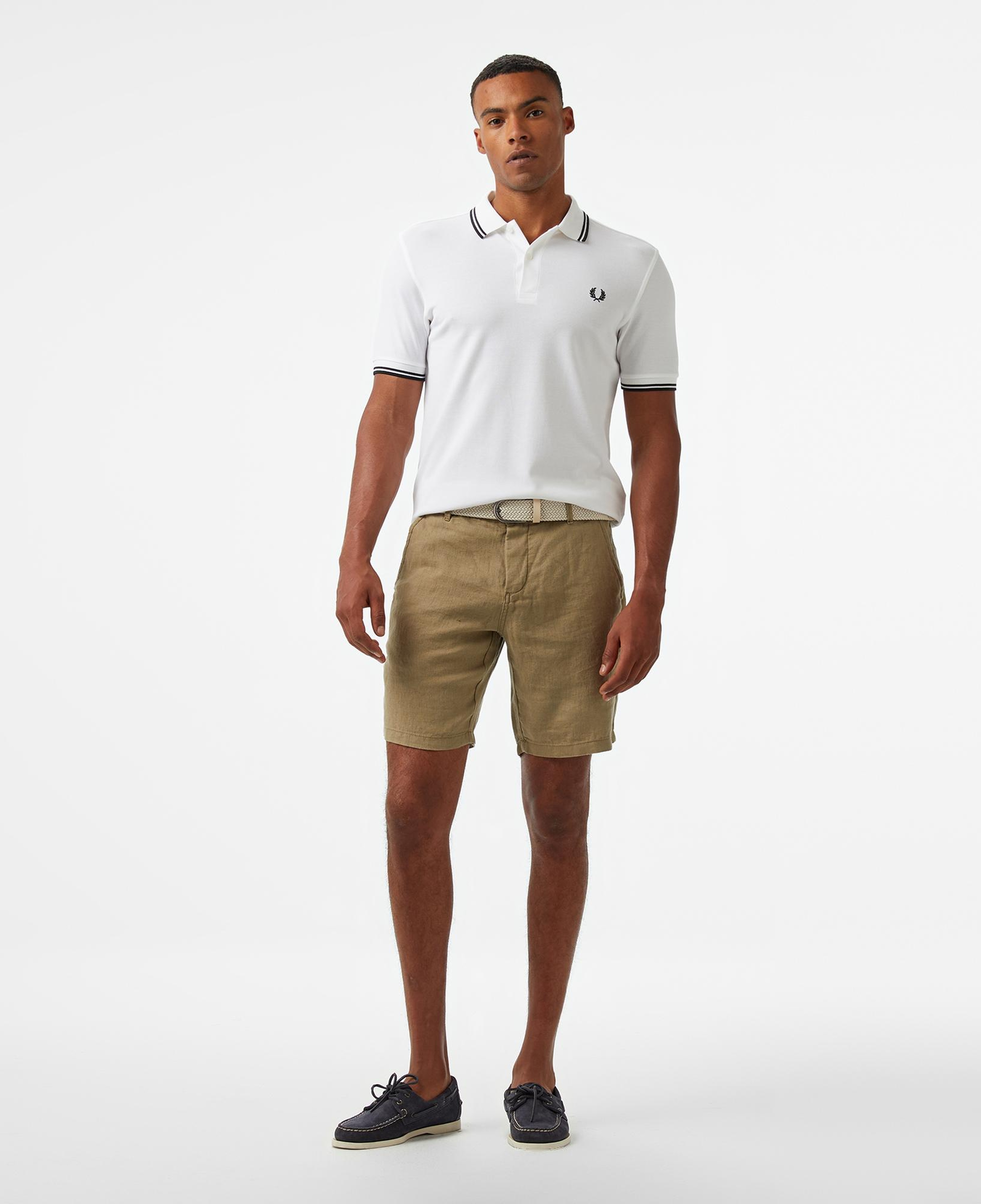 Fred Perry The Twin Tipped Erkek Beyaz Polo
