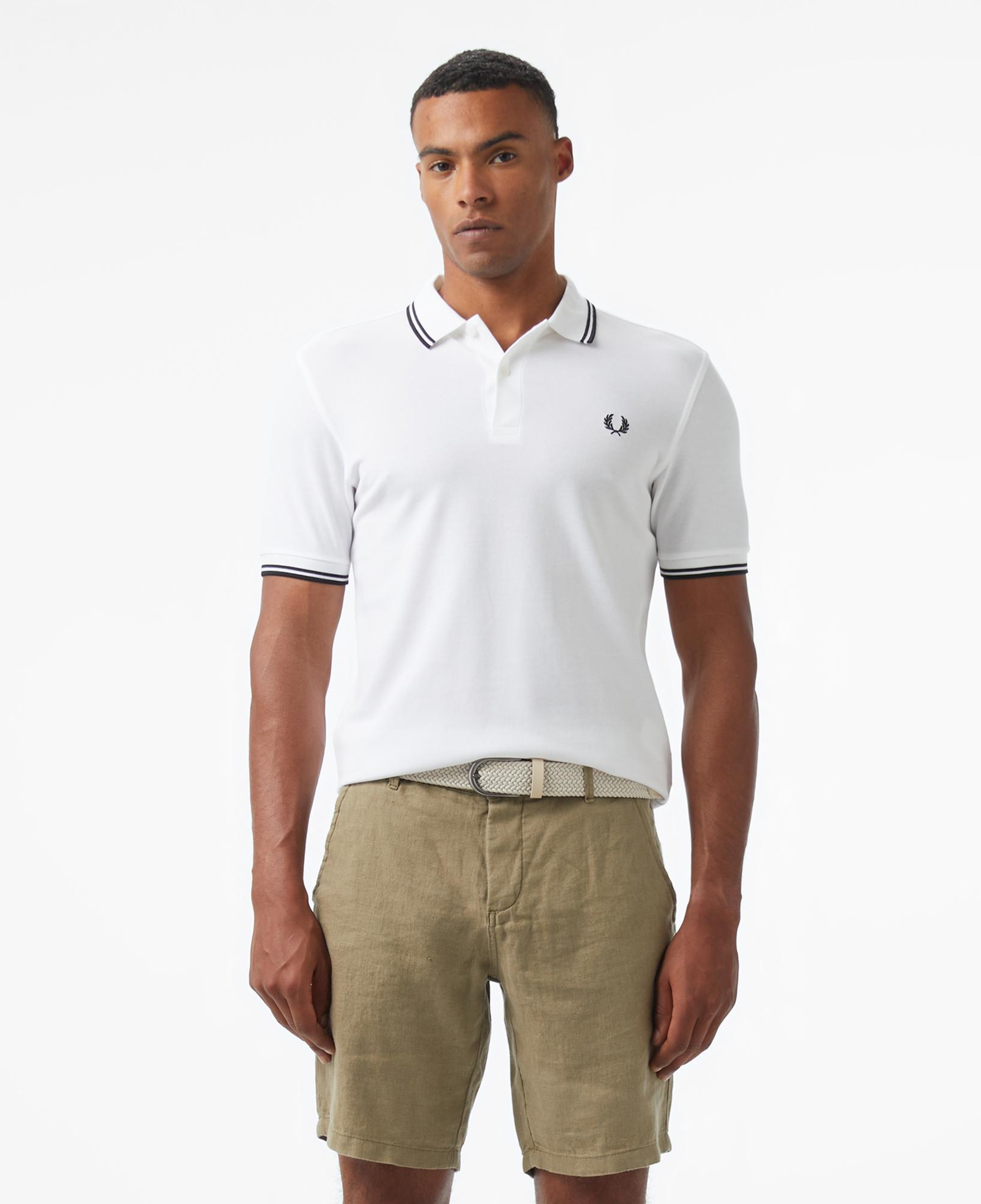 Fred Perry The Twin Tipped Erkek Beyaz Polo