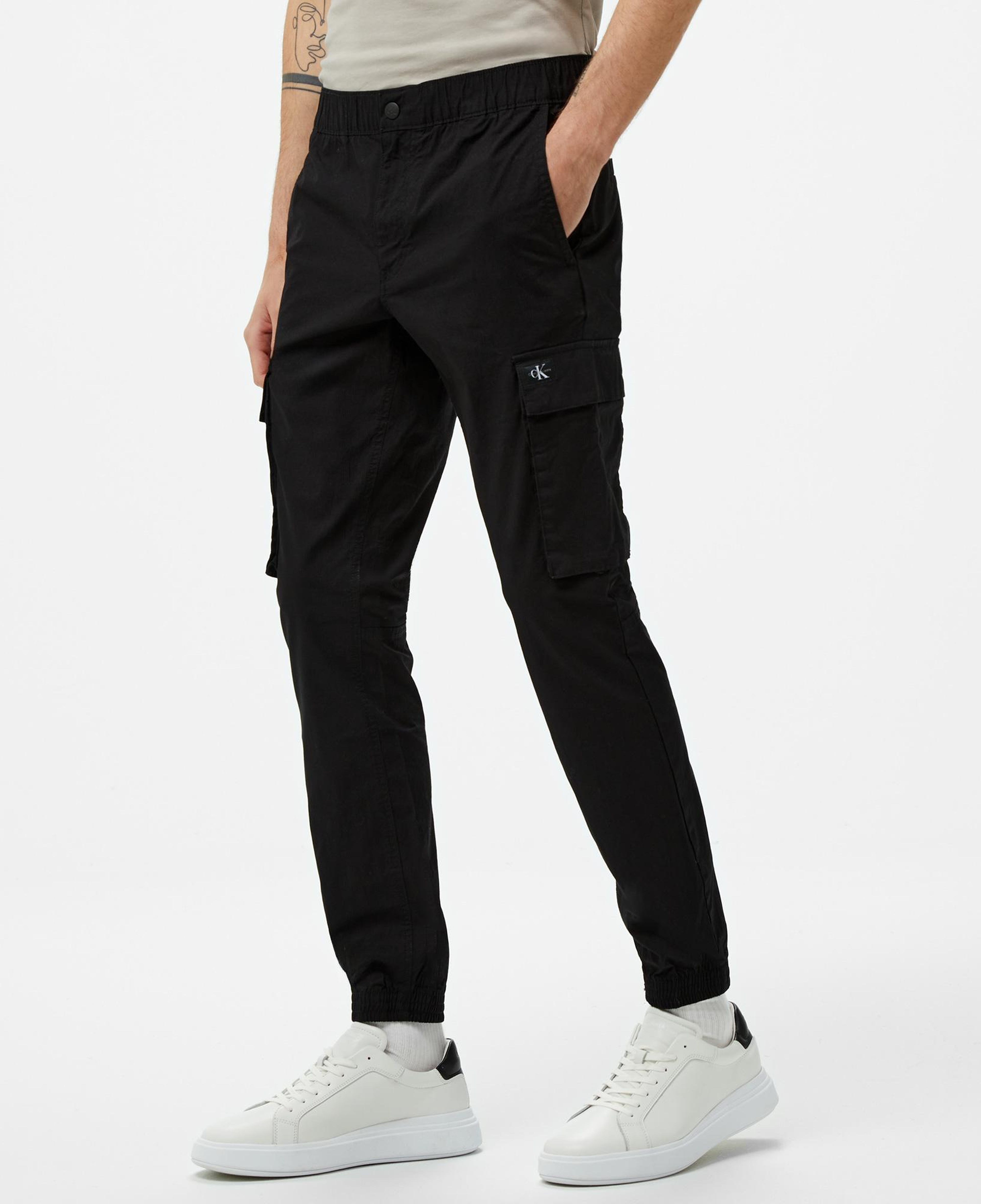 Calvin Klein Jeans Skinny Erkek Siyah Kargo Pantolon