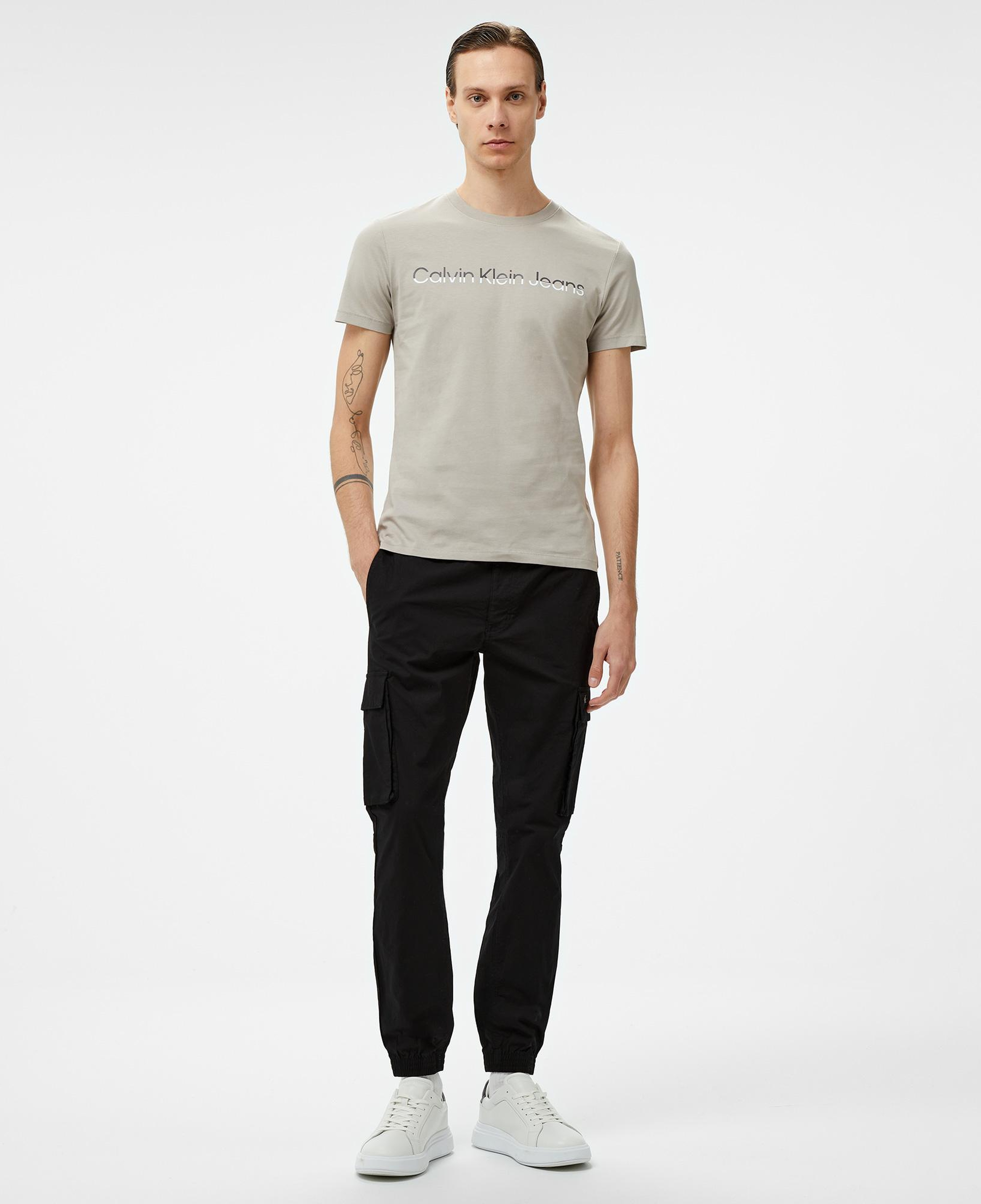 Calvin Klein Jeans Skinny Erkek Siyah Kargo Pantolon