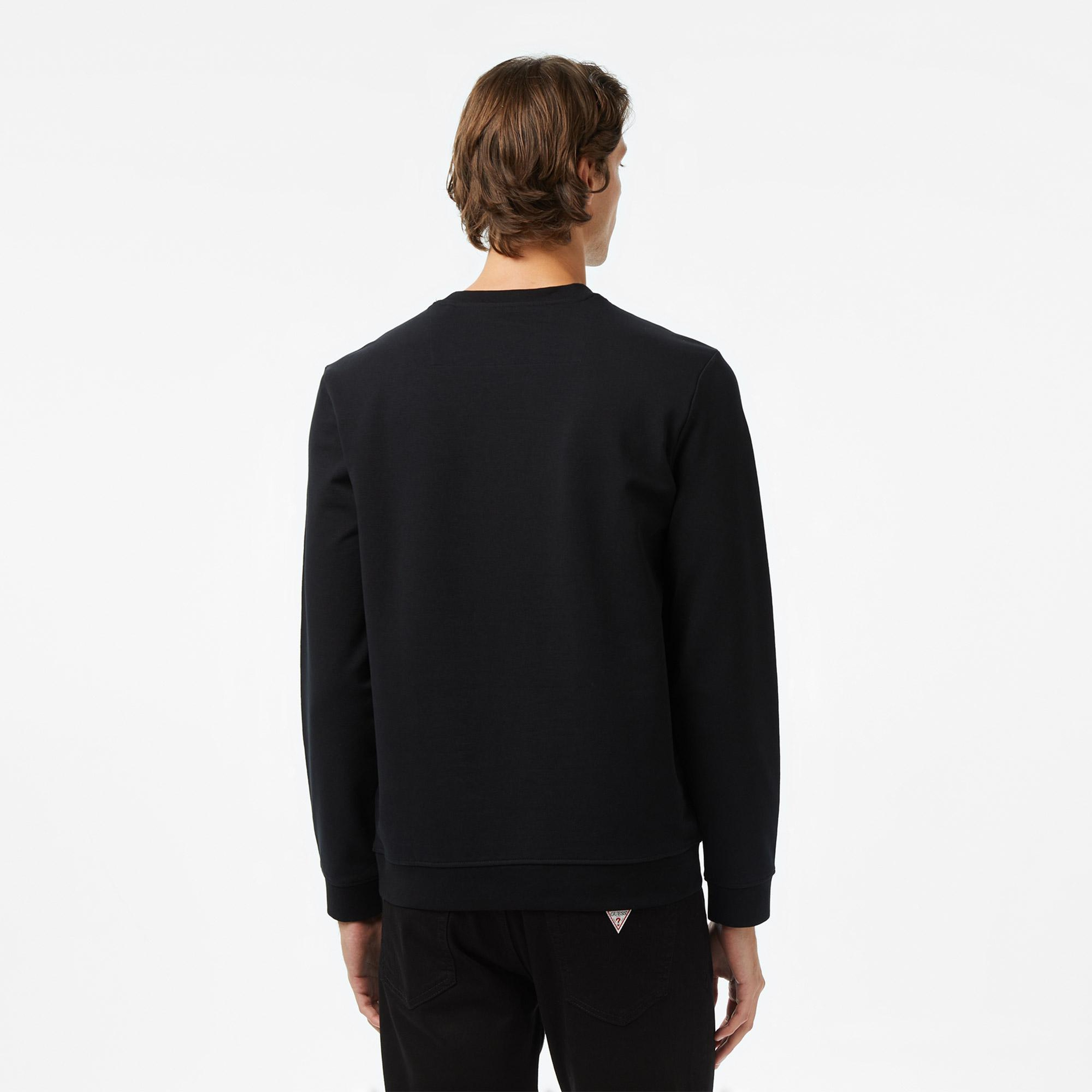 Guess Erkek Siyah Sweatshirt