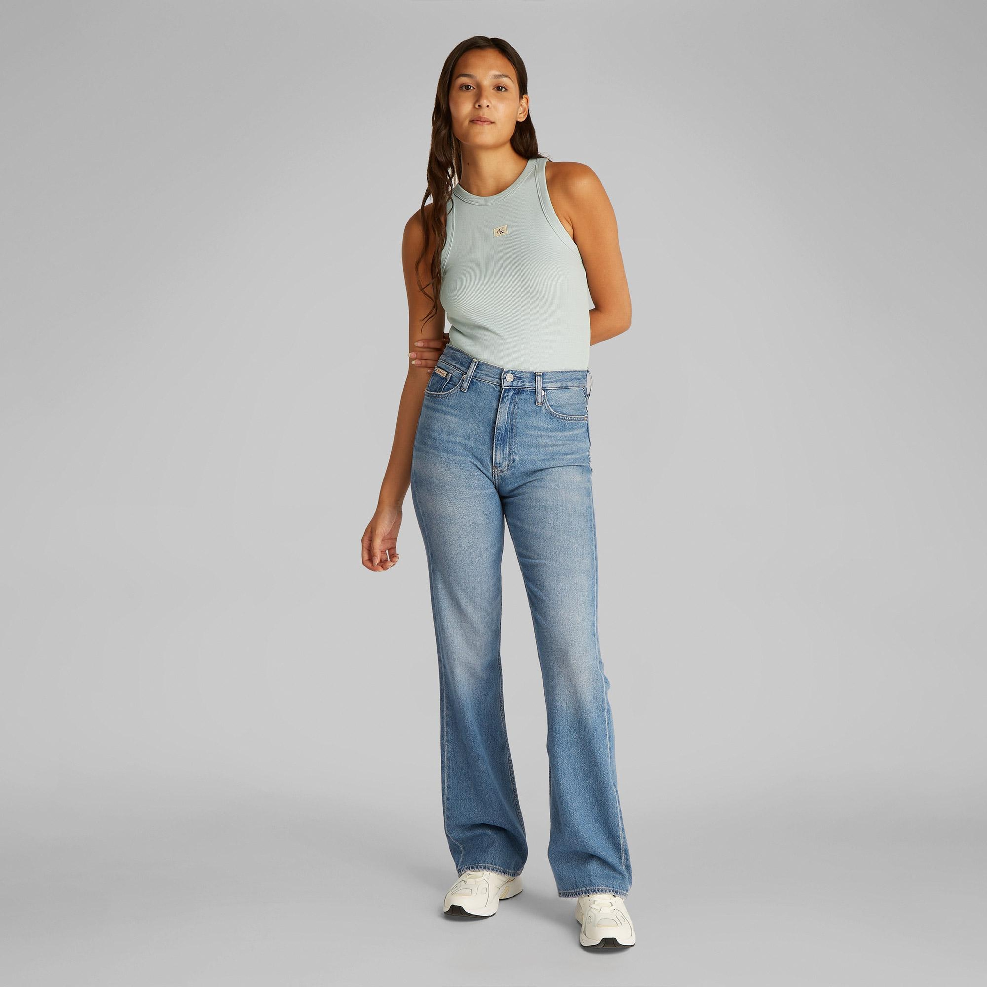 Calvin Klein Kadın Mavi Jean