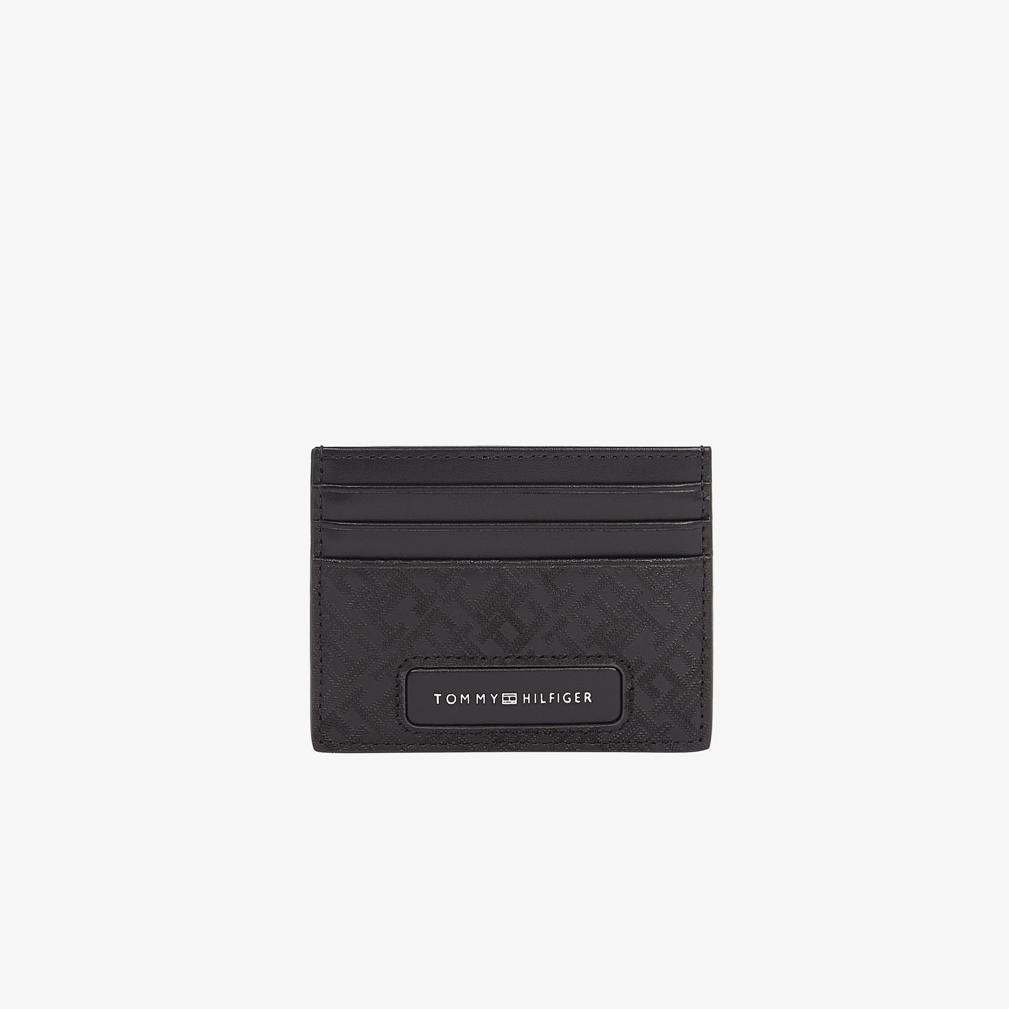 Tommy Hilfiger Monogram Erkek Siyah Cüzdan