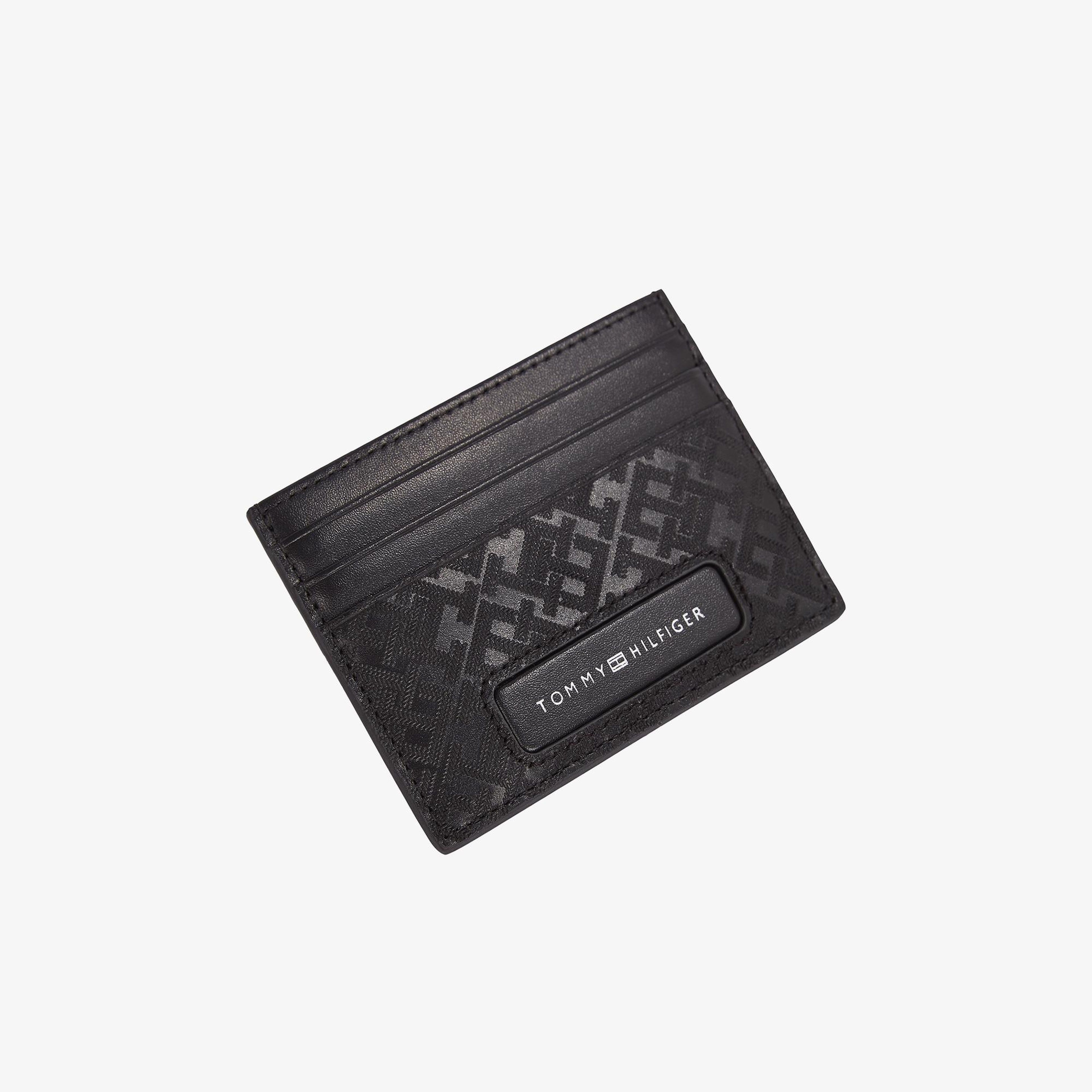 Tommy Hilfiger Monogram Erkek Siyah Cüzdan