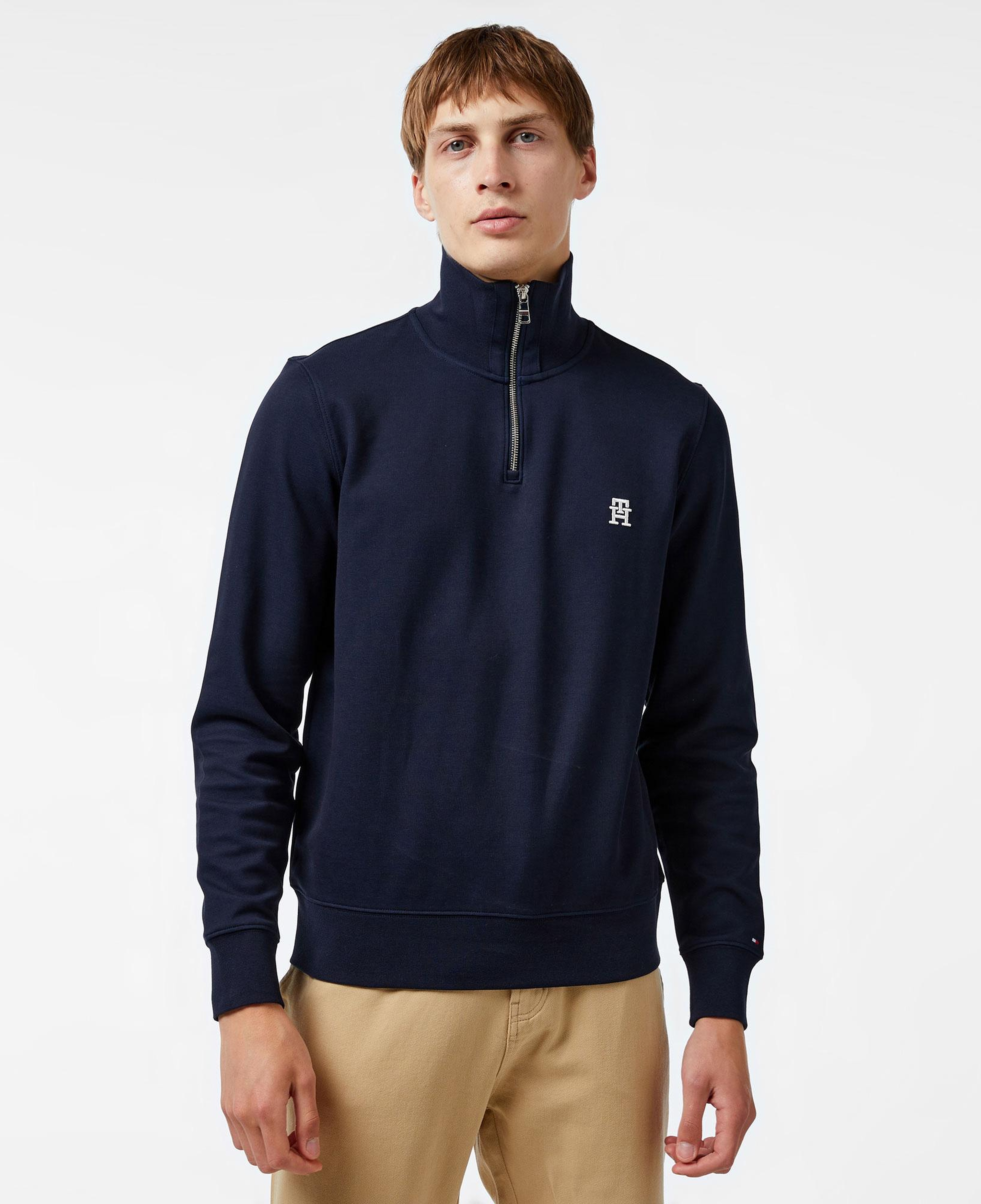 Tommy Hilfiger Erkek Mavi Triko