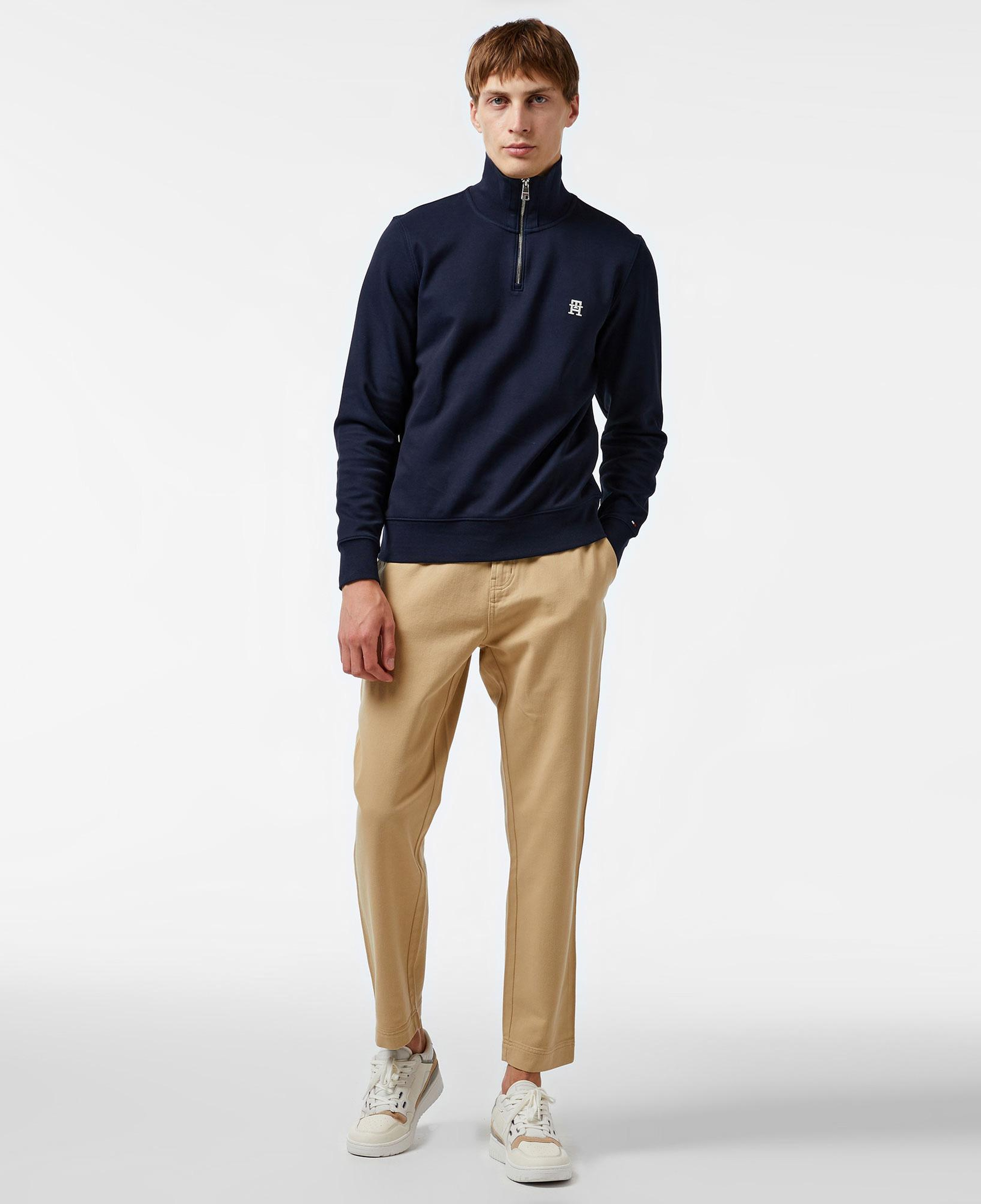 Tommy Hilfiger Erkek Mavi Triko
