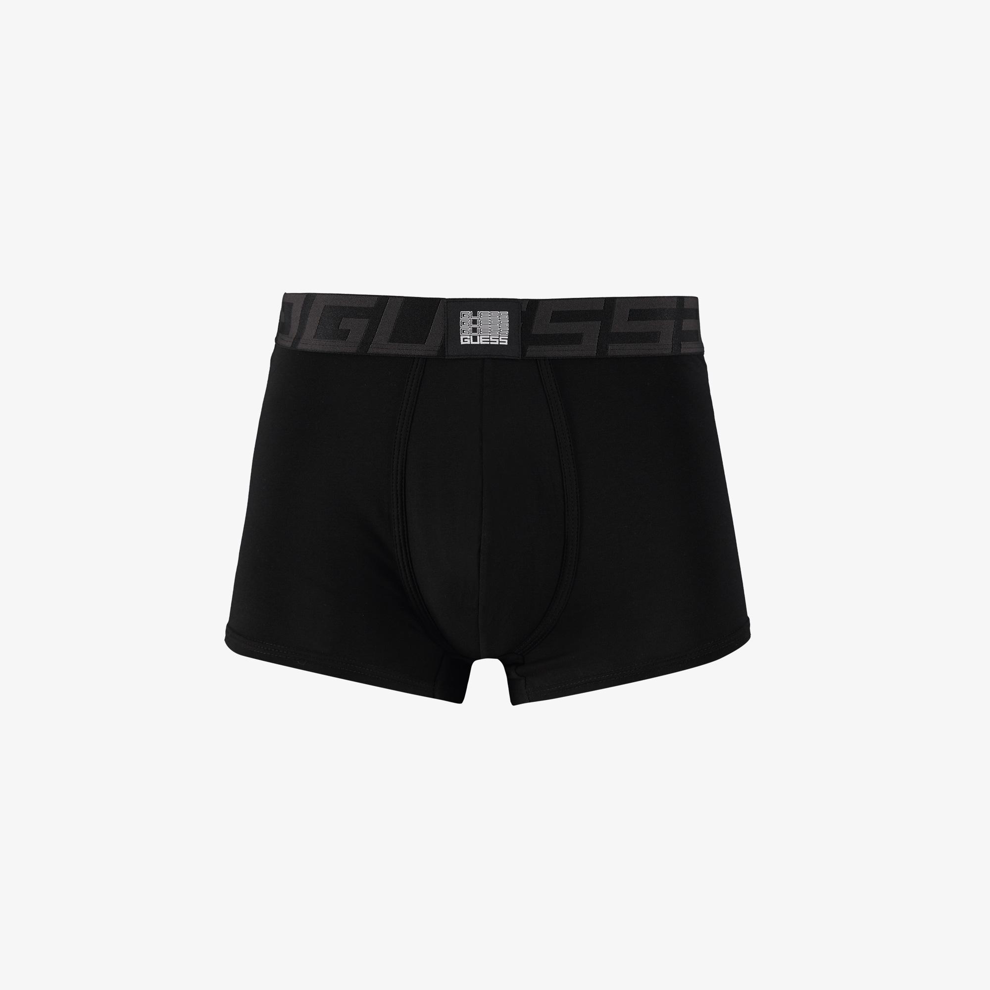Guess İdol 3'lü Trunk Erkek Siyah Boxer